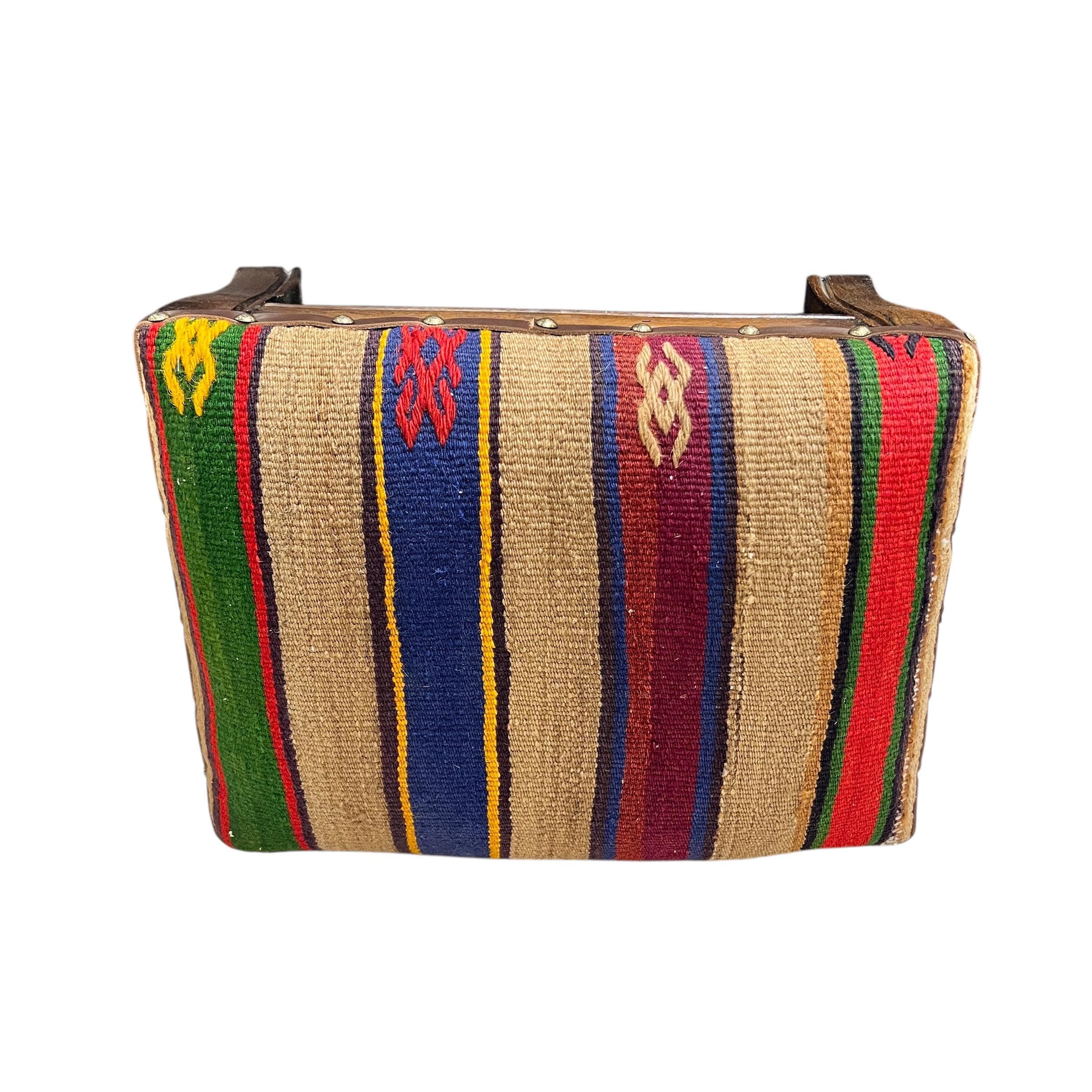 Vintage KIlim Footstool