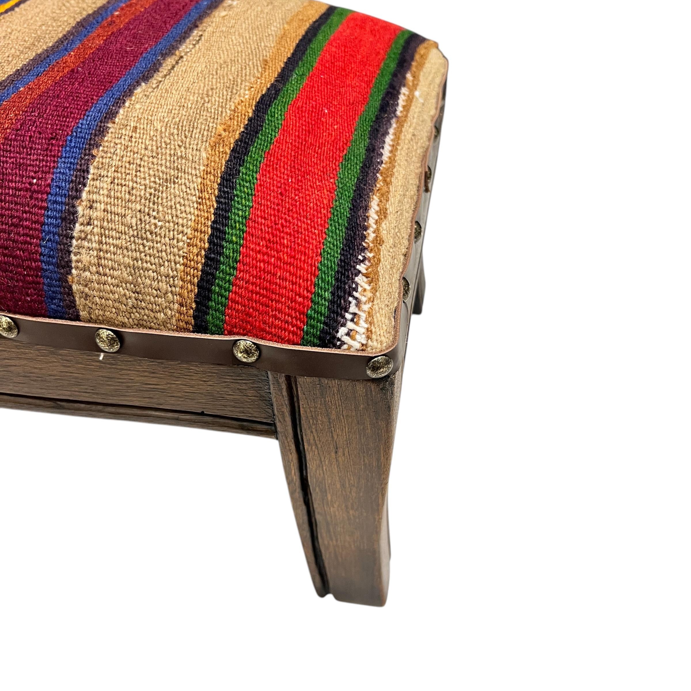 Vintage KIlim Footstool