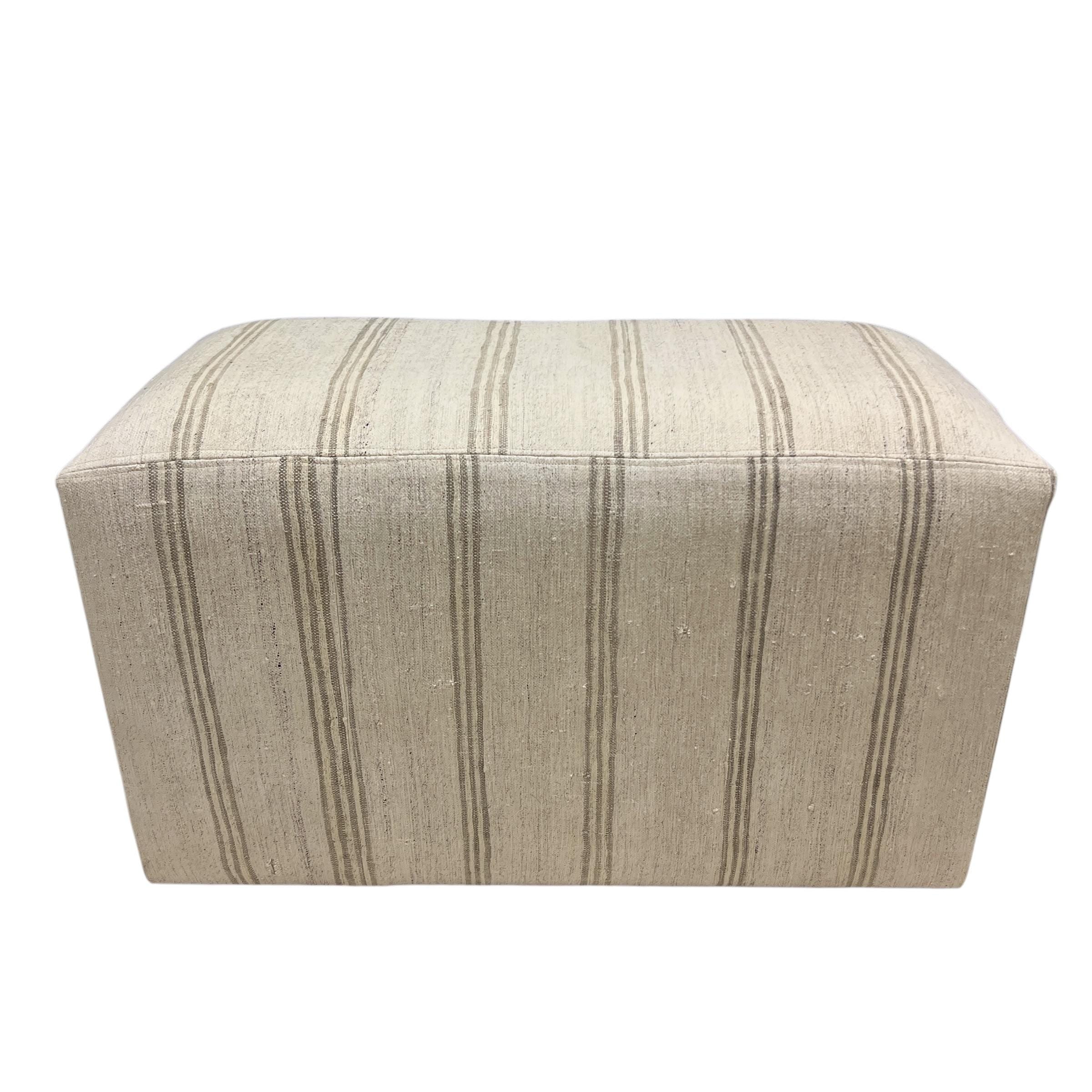 Small Hemp Rectangular Bench