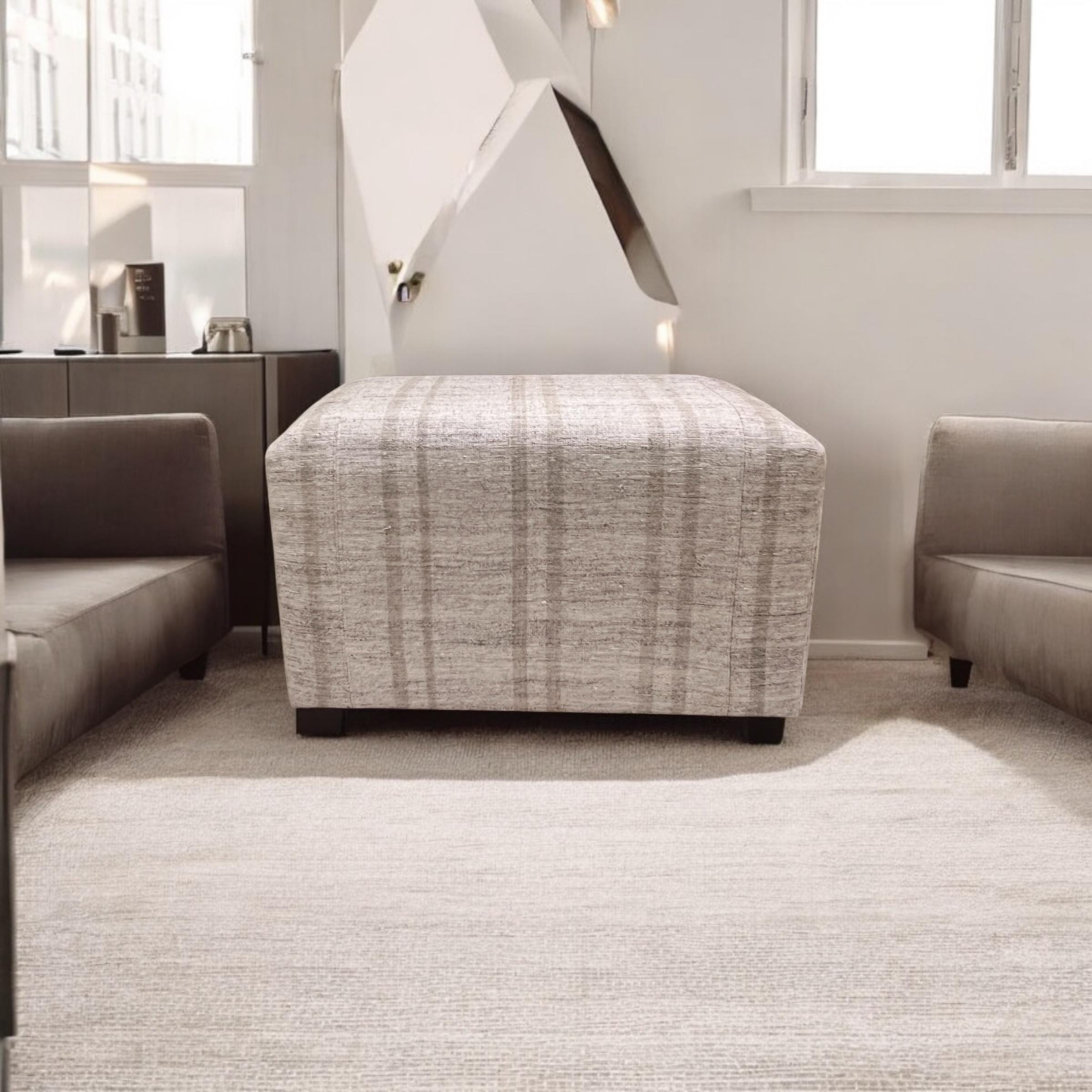 Stripe Kilim Ottoman Bench