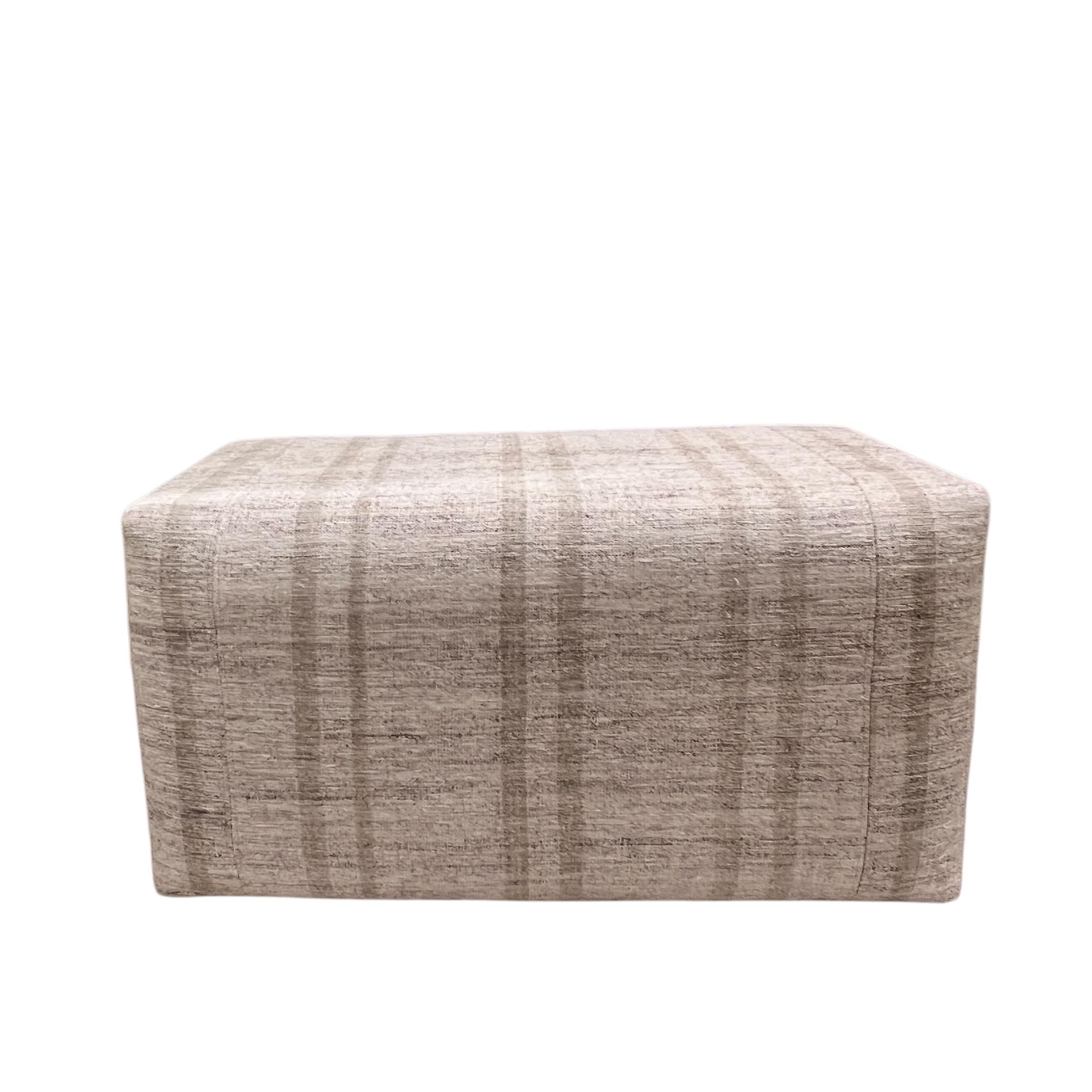 Stripe Kilim Ottoman Bench