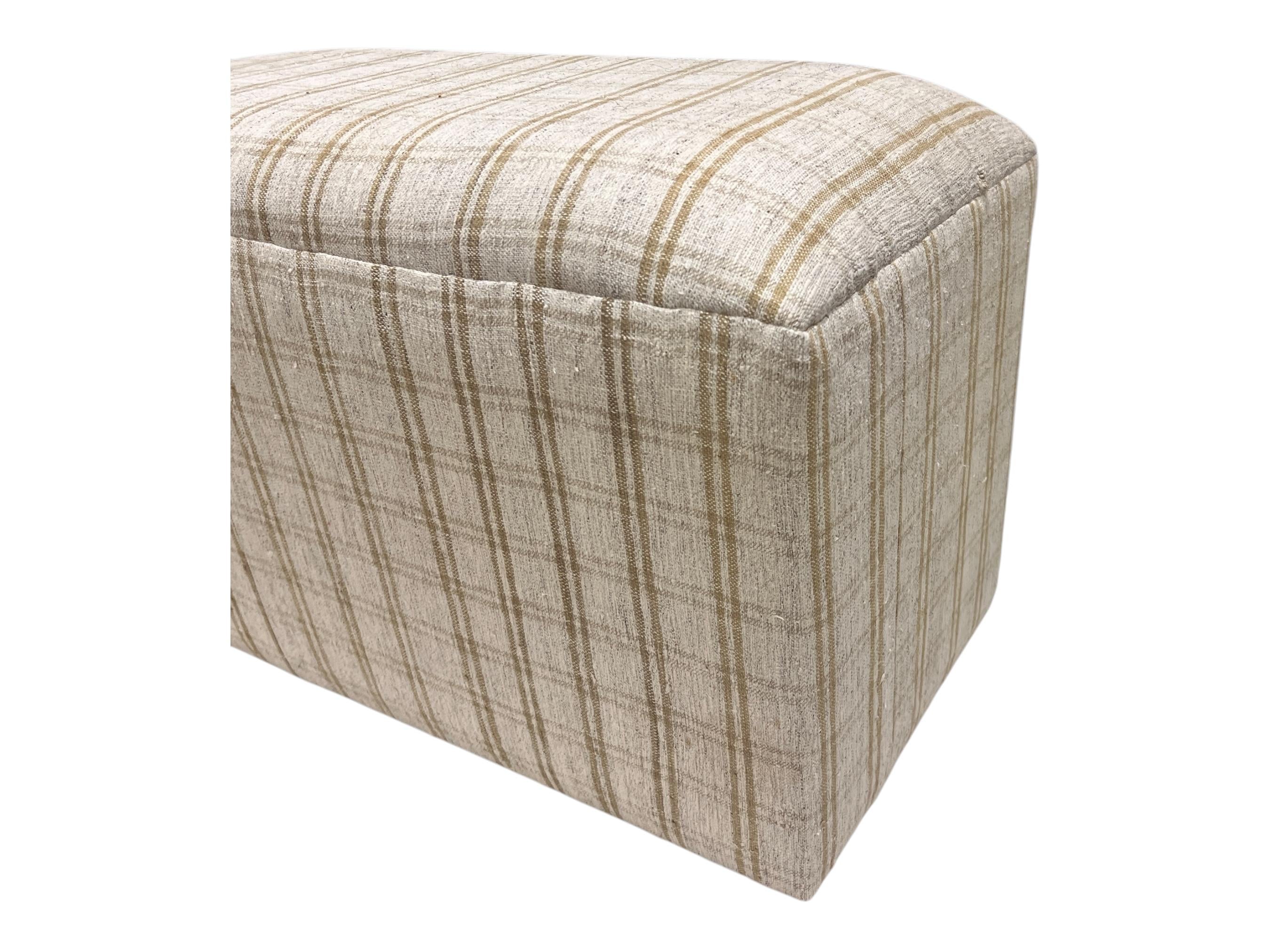 Stripe Kilim Small Bench