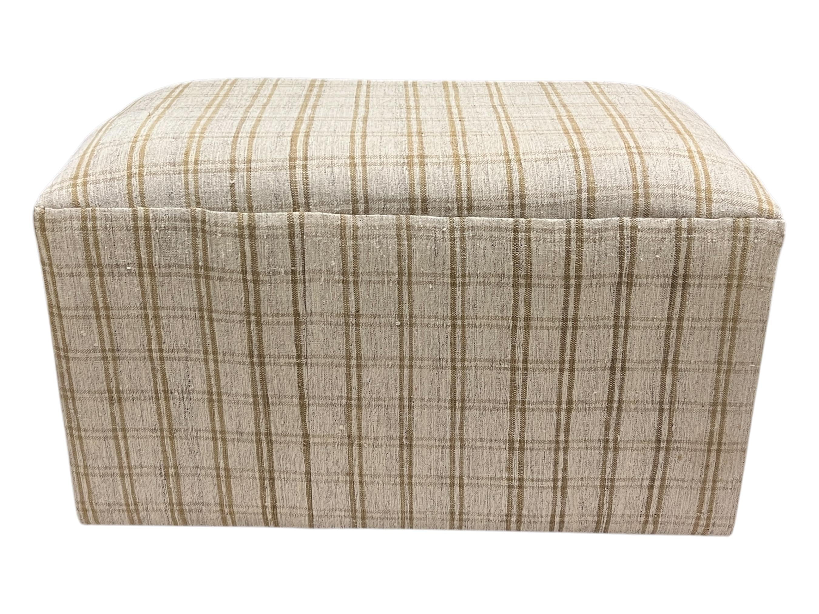 Stripe Kilim Small Bench