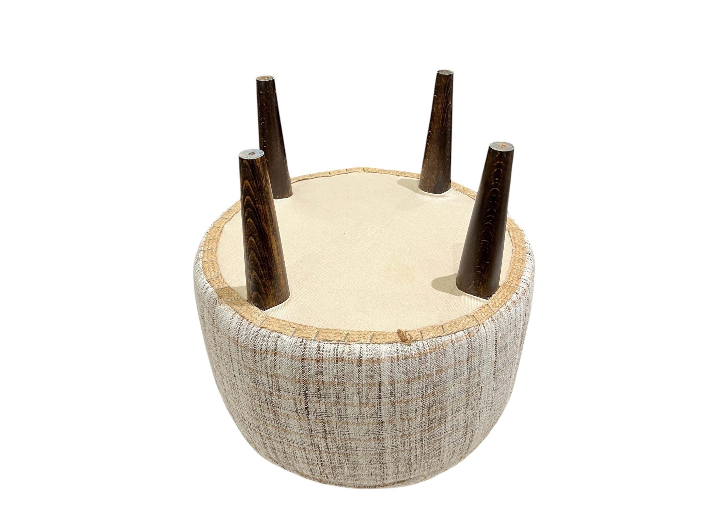 Adana Chaput Small Round Ottoman