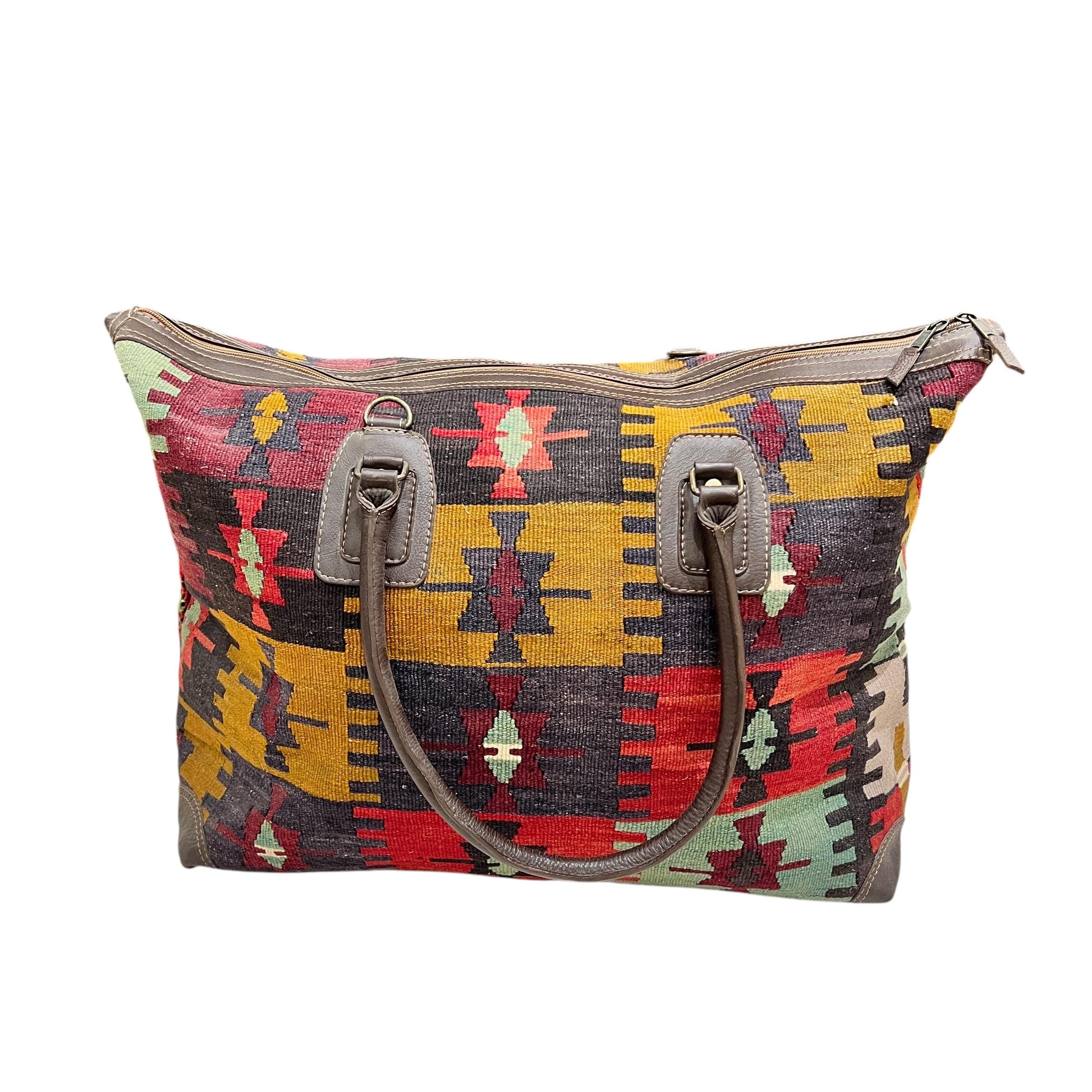 Large Kilim Travel Bag