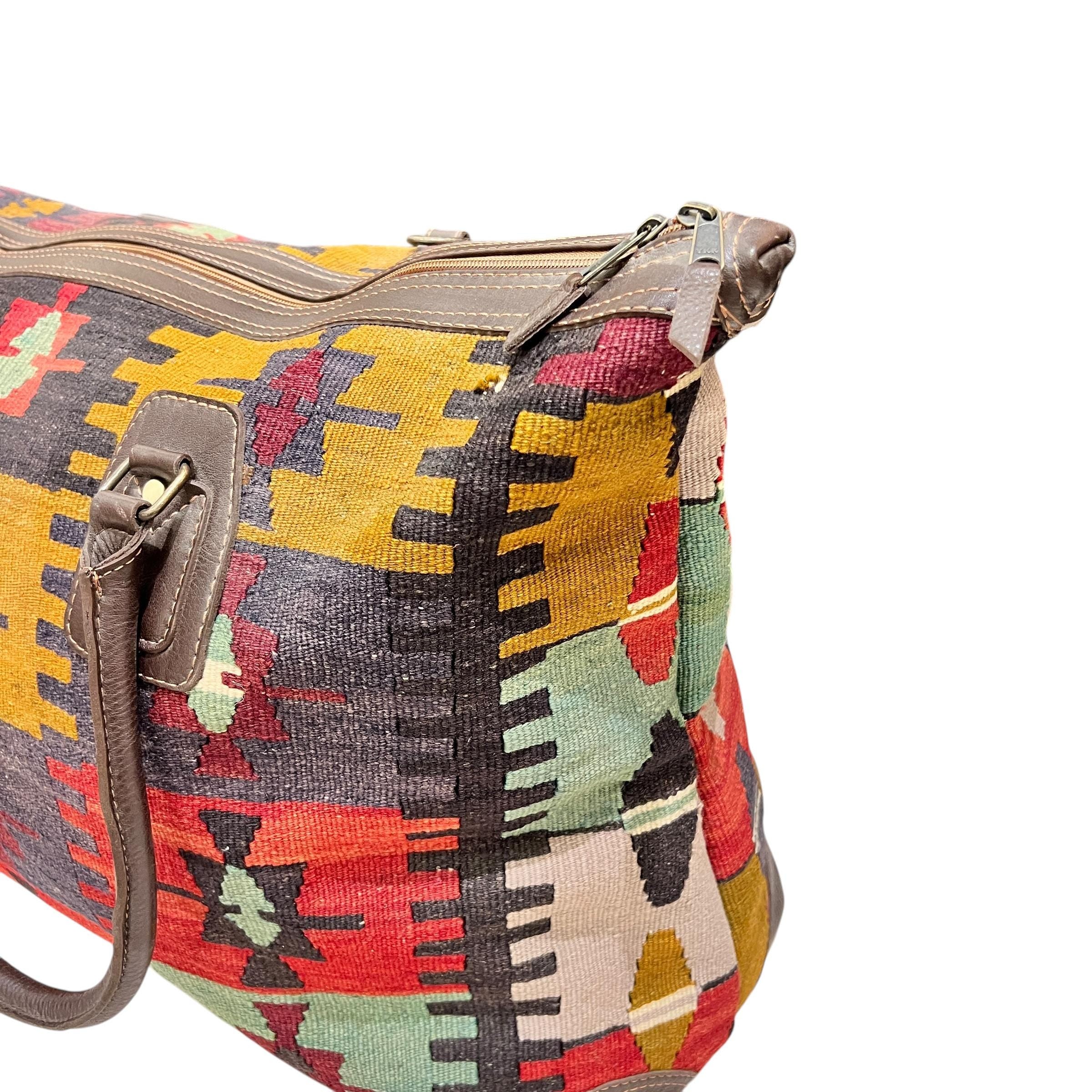 Large Kilim Travel Bag