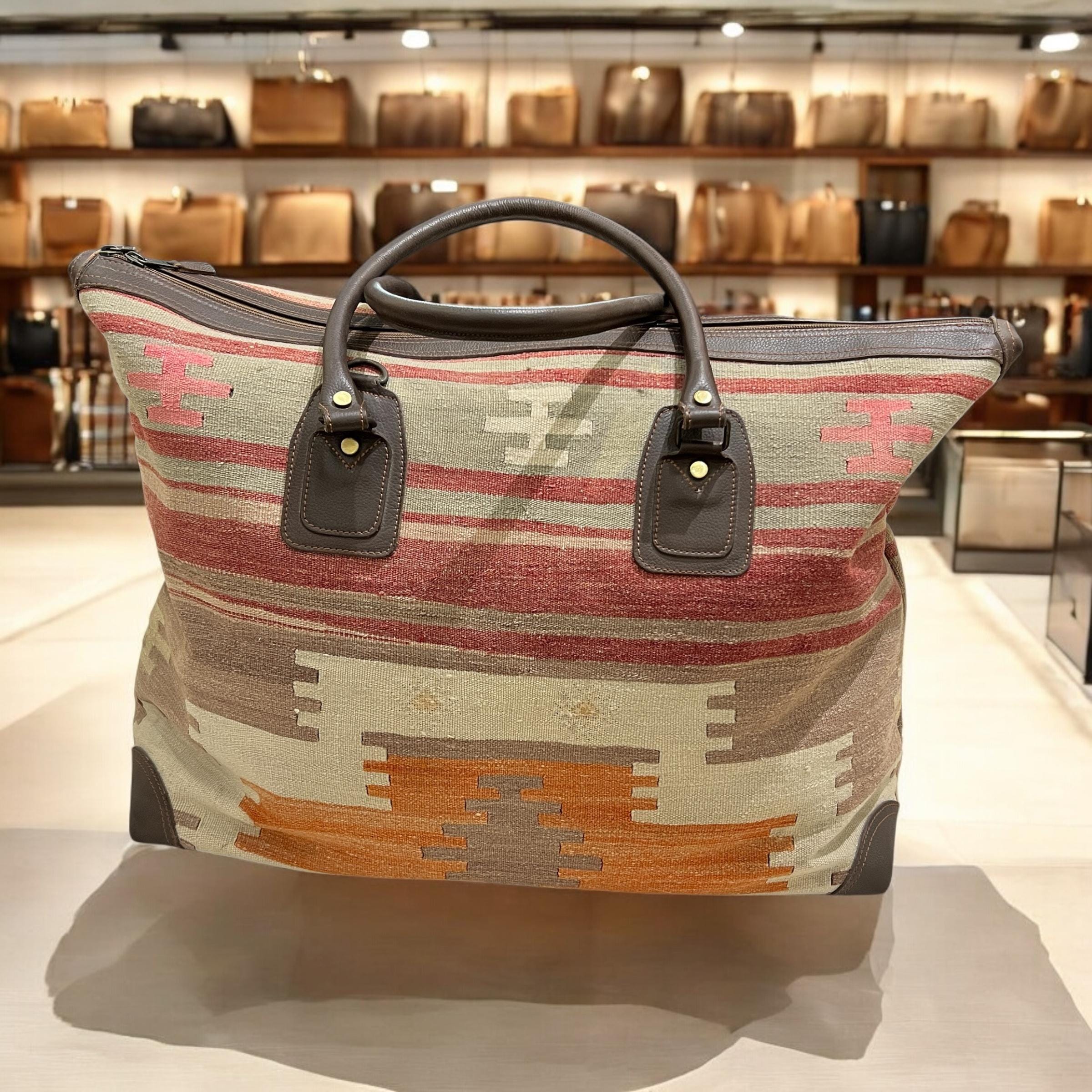 Large Kilim Travel Bag