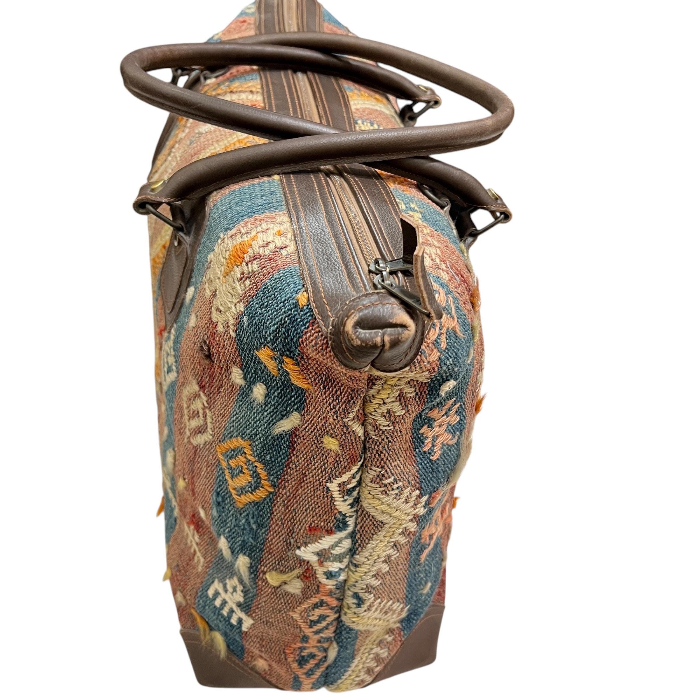 Large Kilim Travel Bag