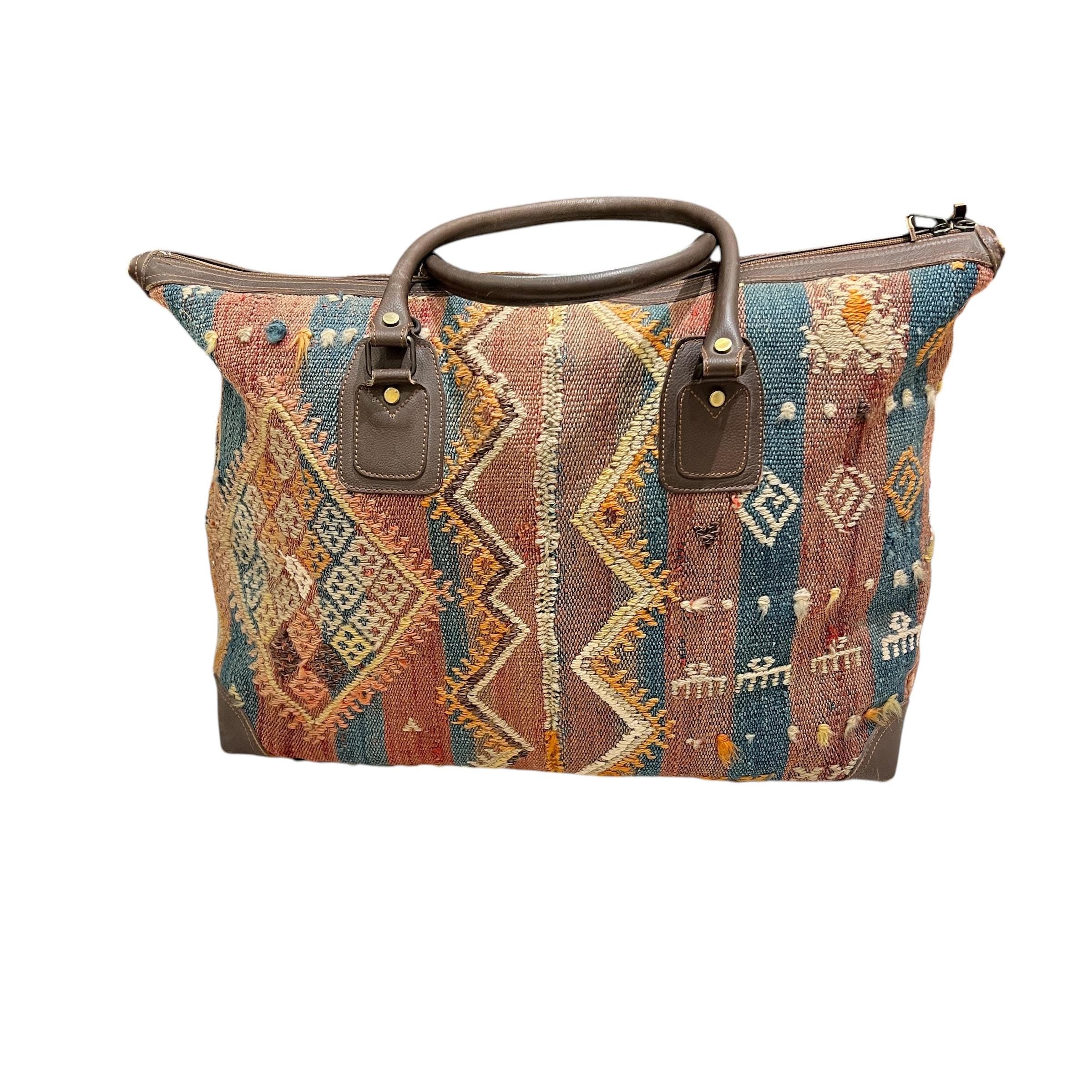 Large Kilim Travel Bag
