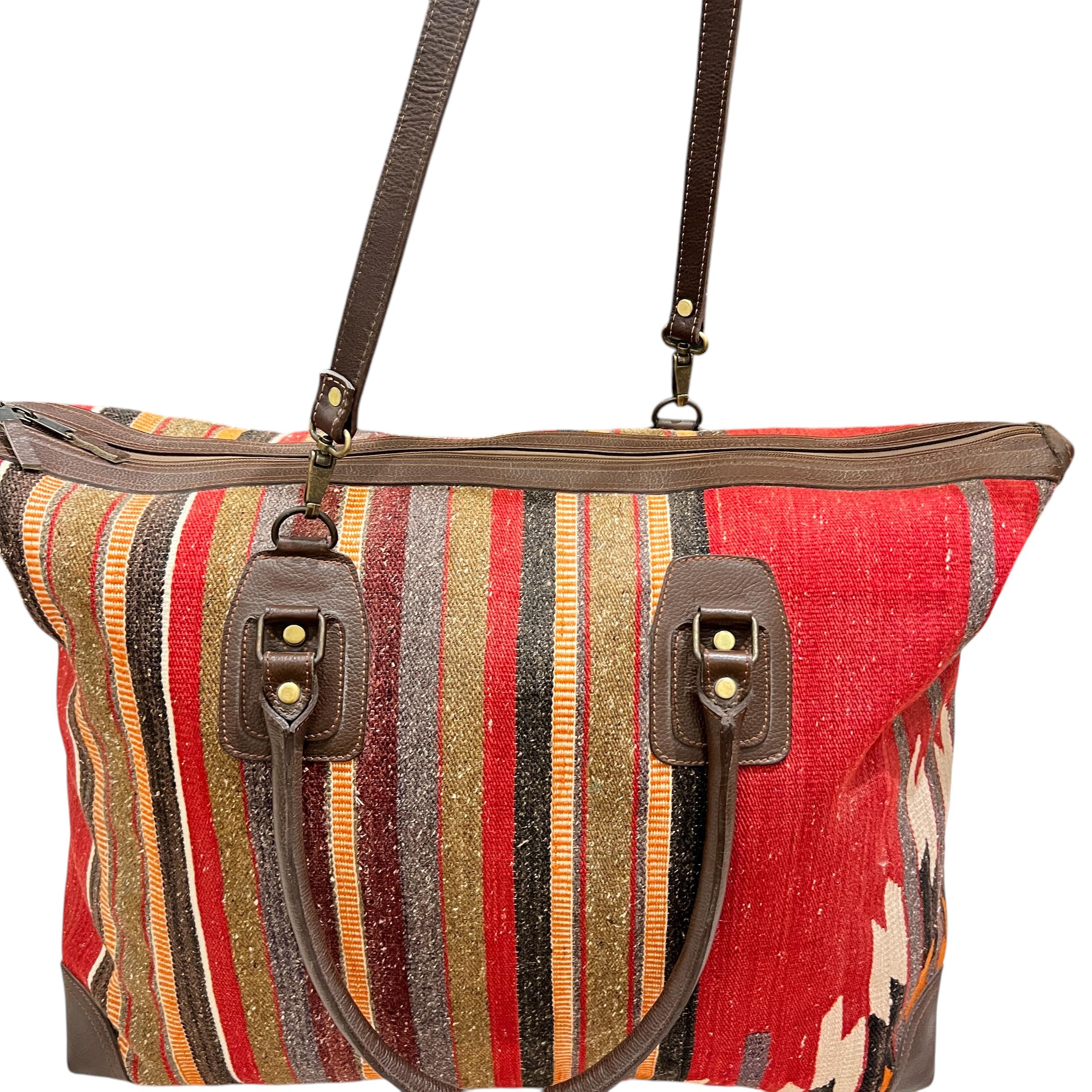 Large Kilim Travel Bag