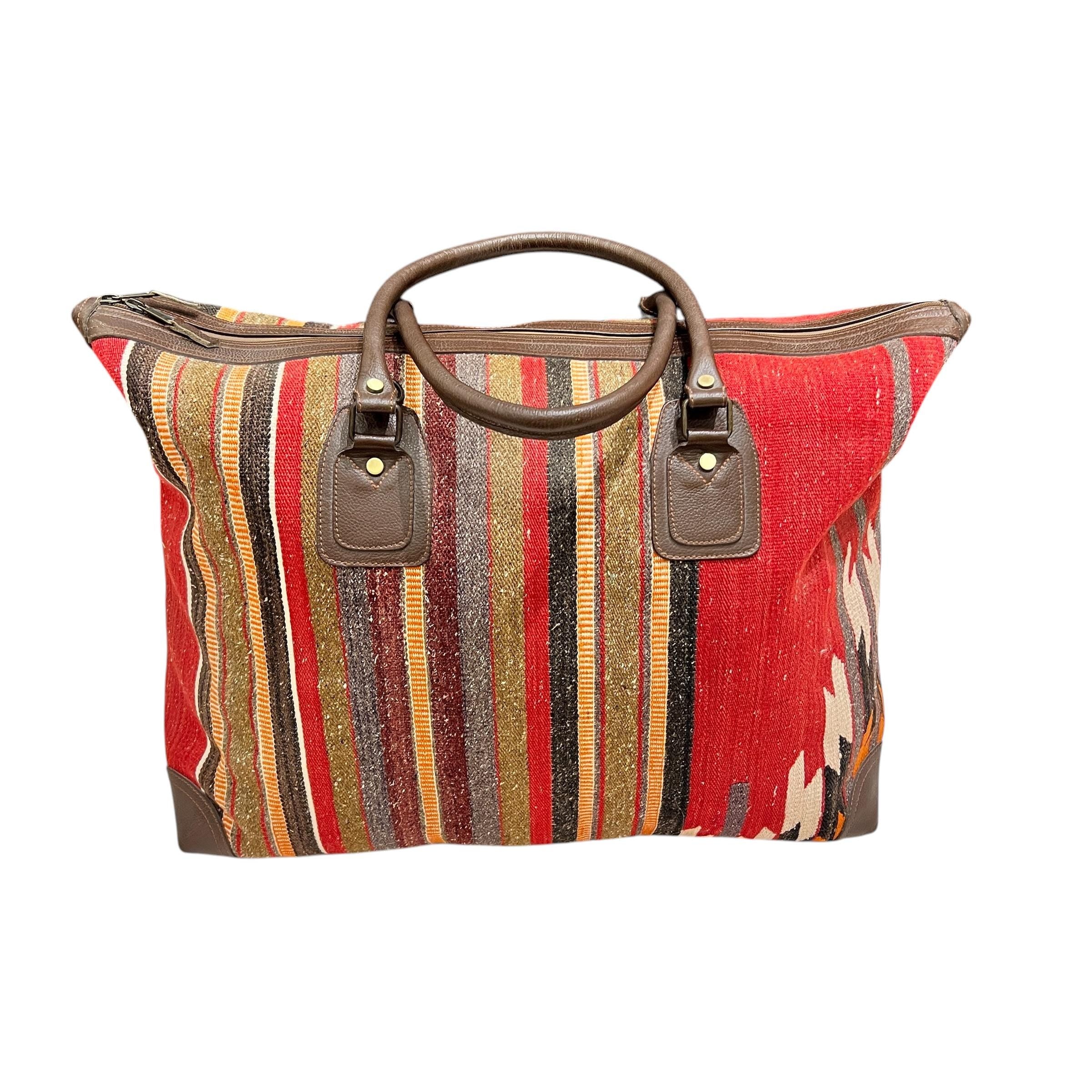 Large Kilim Travel Bag