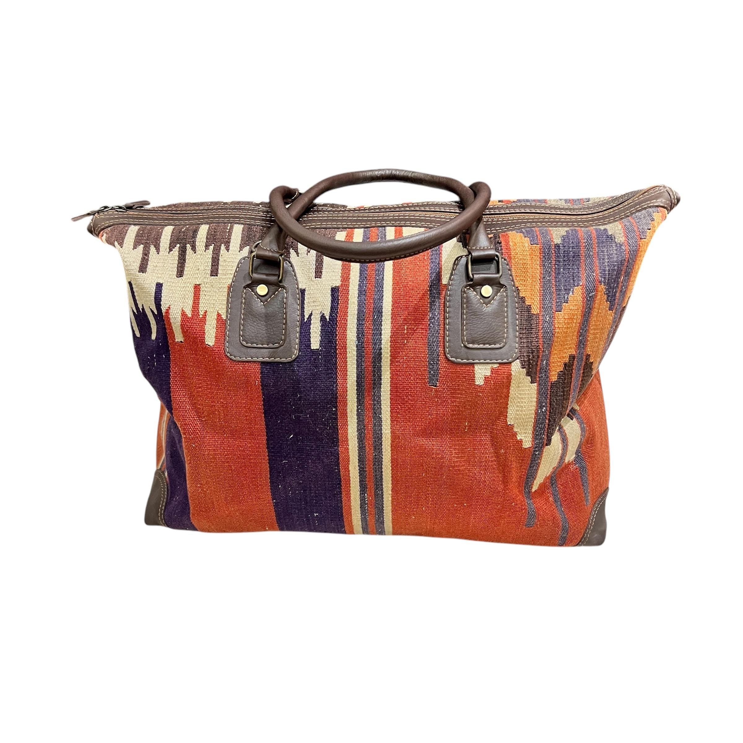 Large Kilim Travel Bag