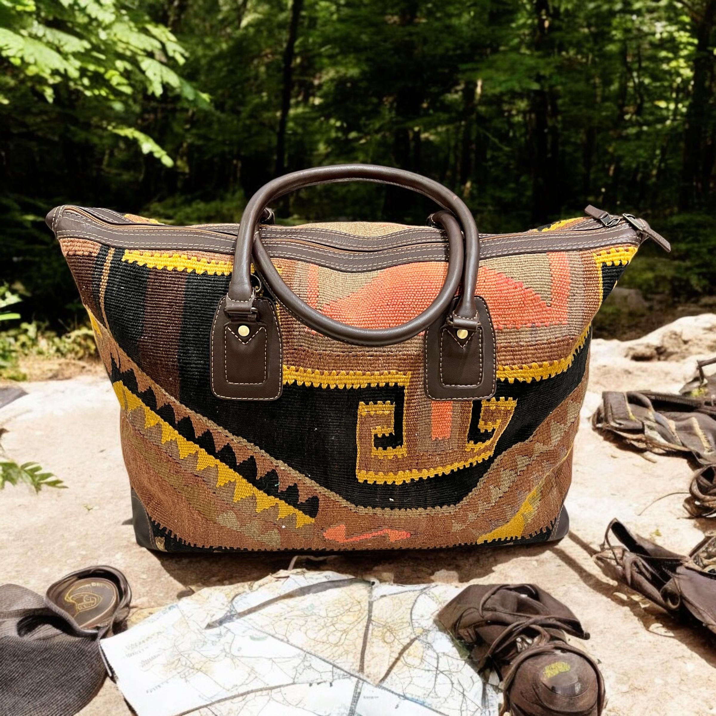 Large Kilim Traver Bag