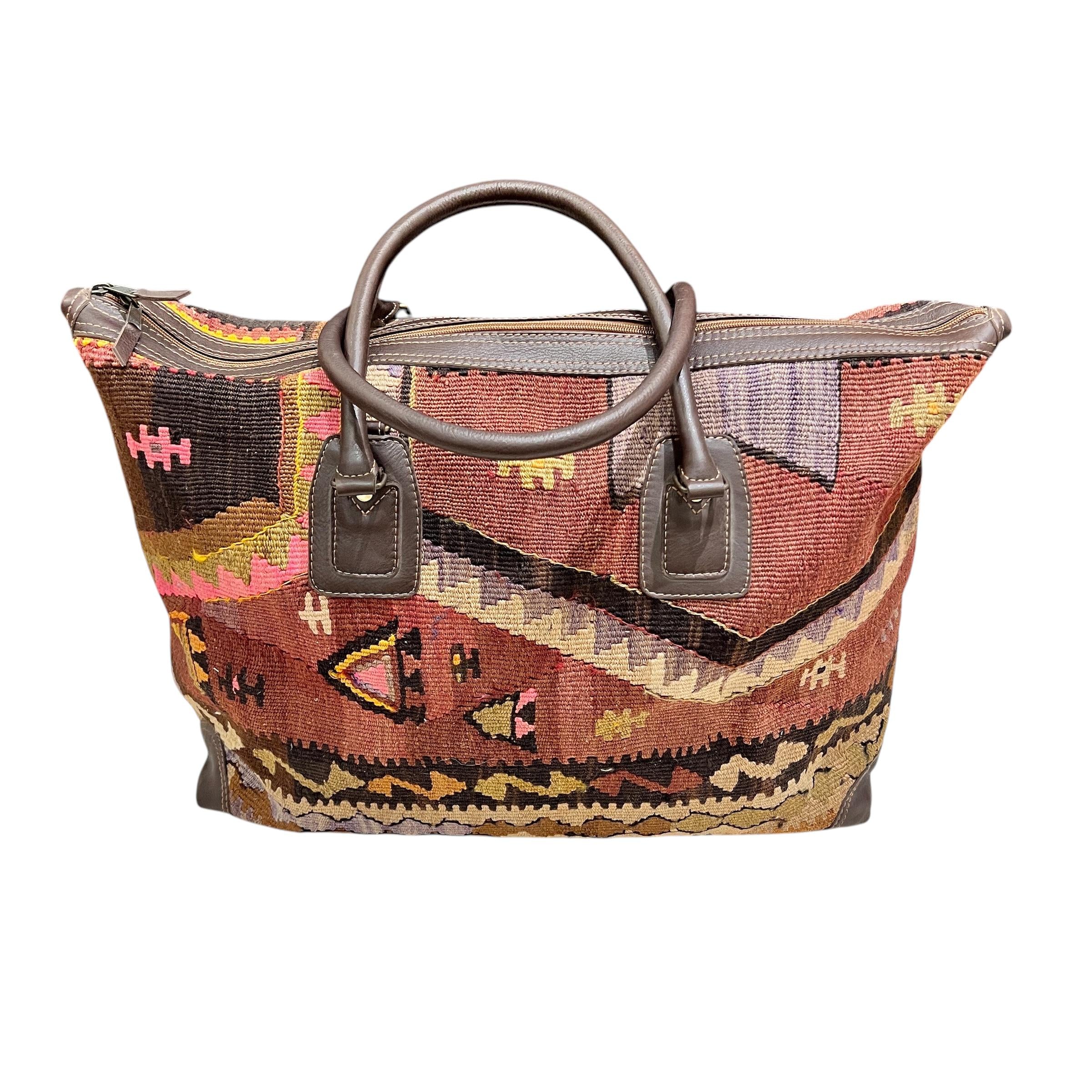 Large Kilim Travel Bag