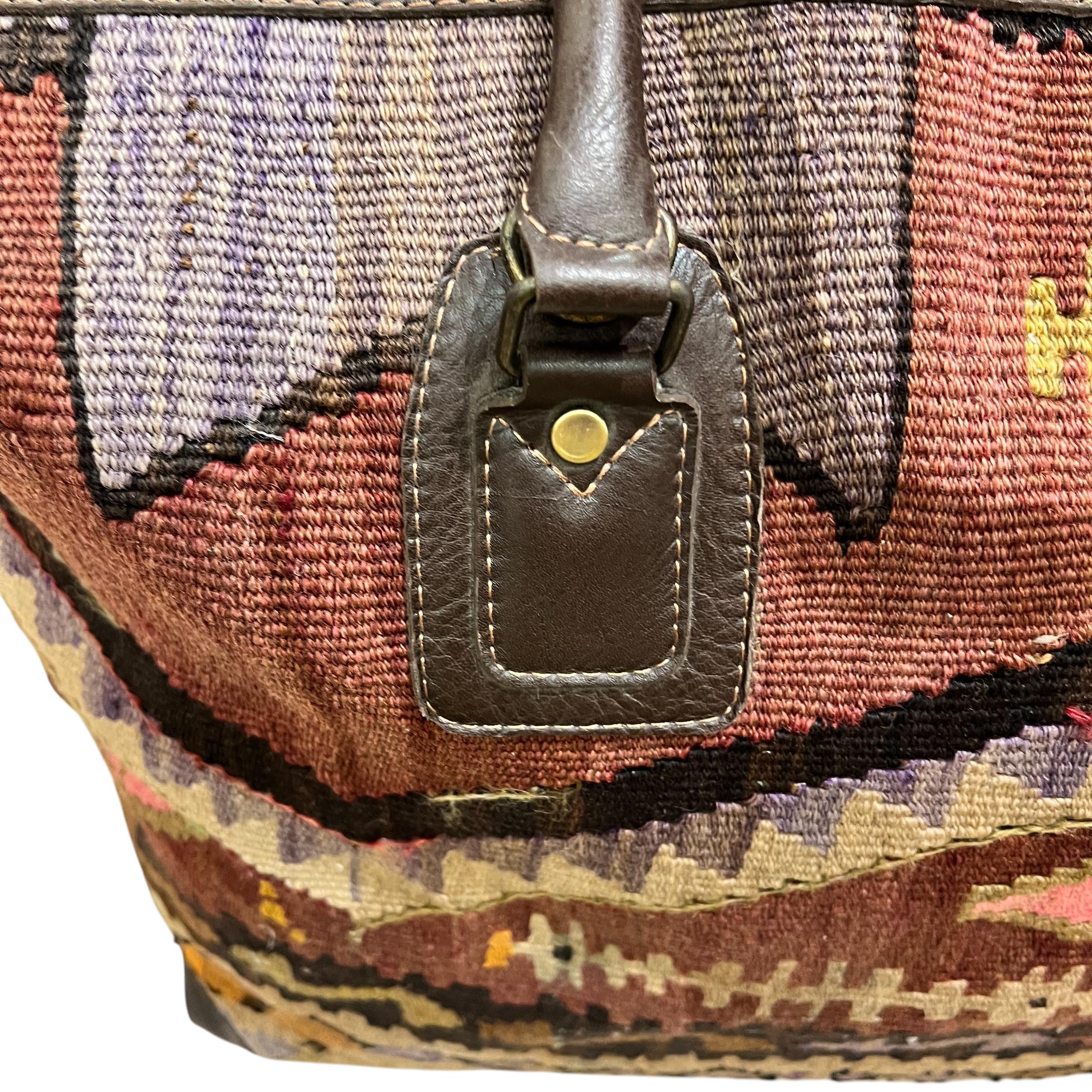 Large Kilim Travel Bag