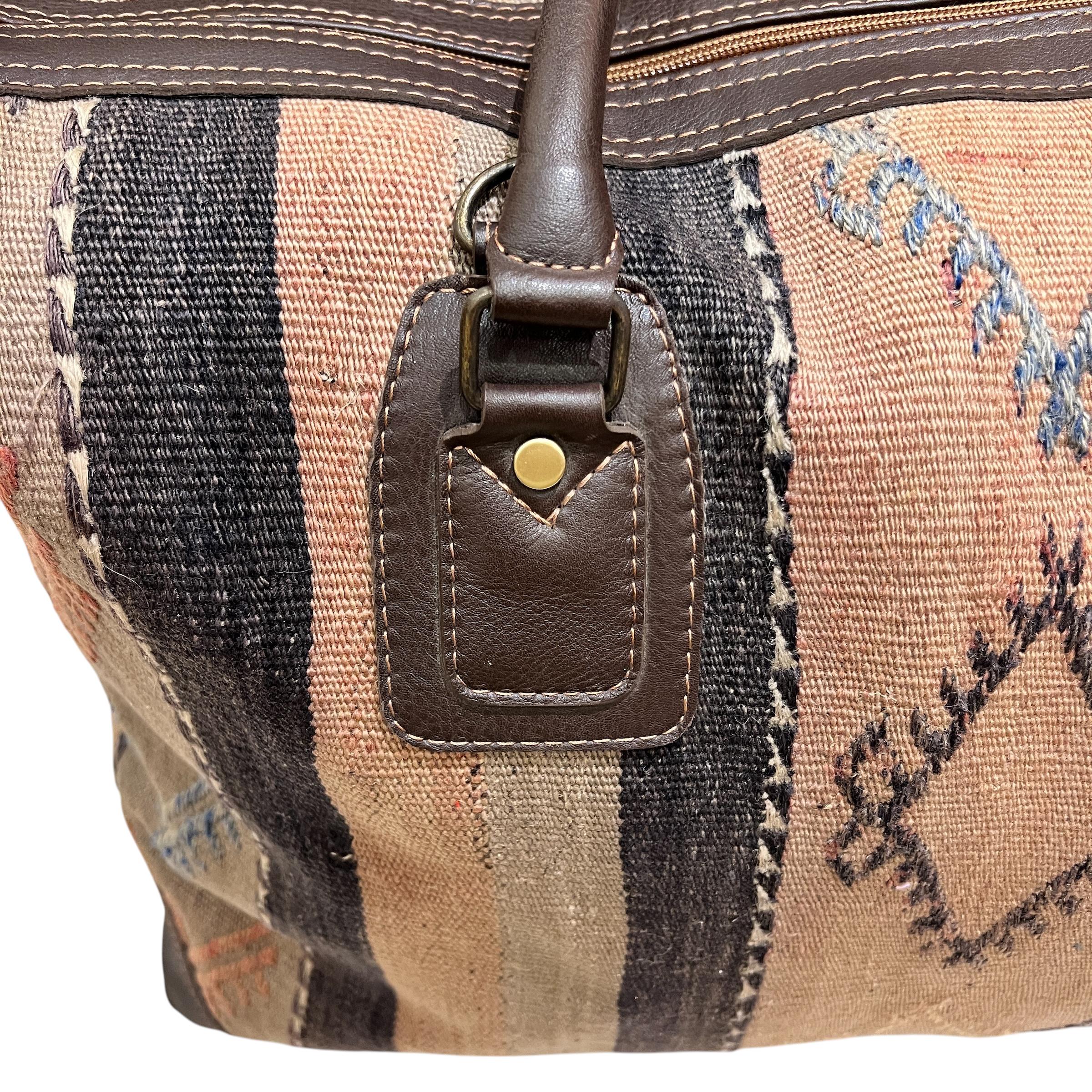Large Kilim Travel Bag