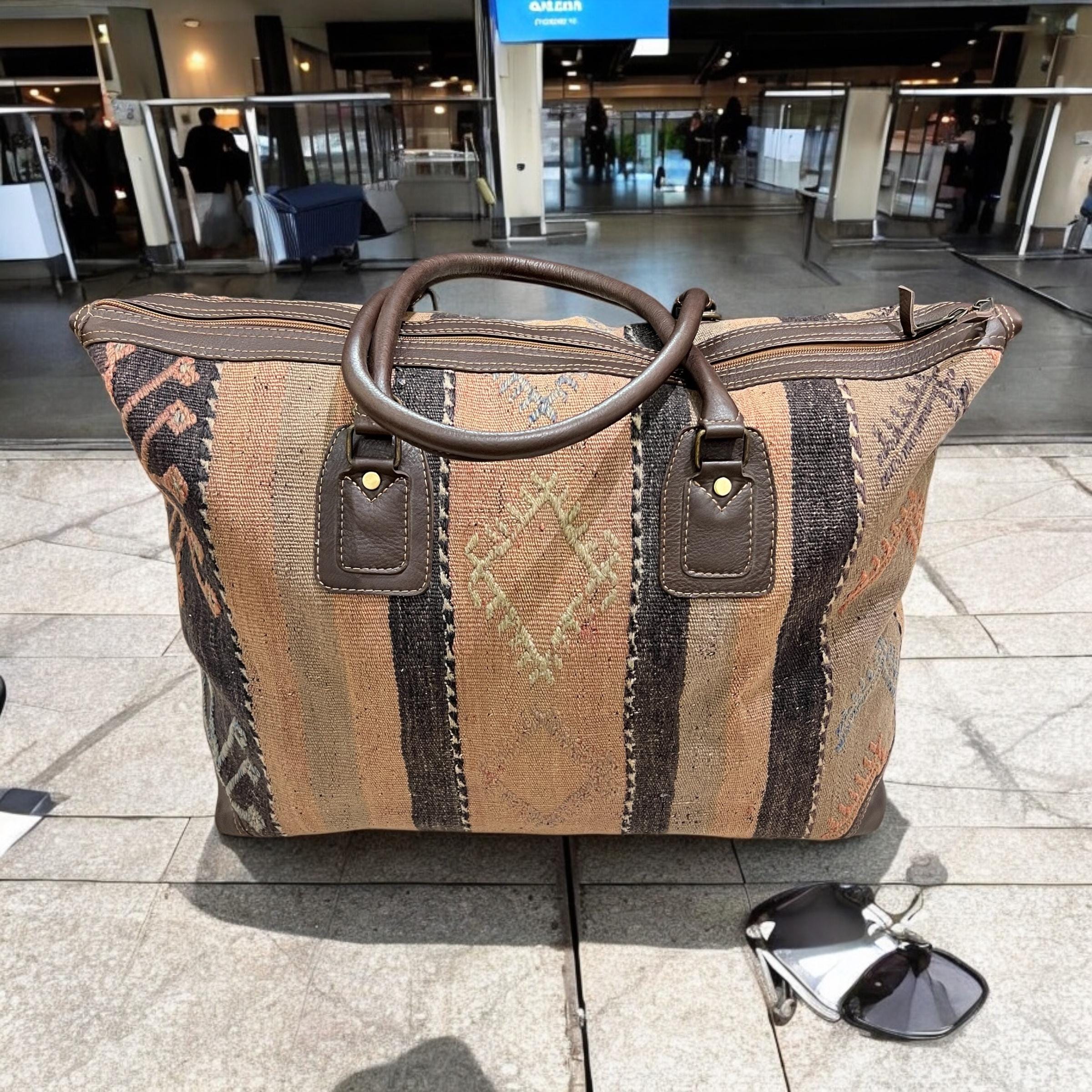 Large Kilim Travel Bag