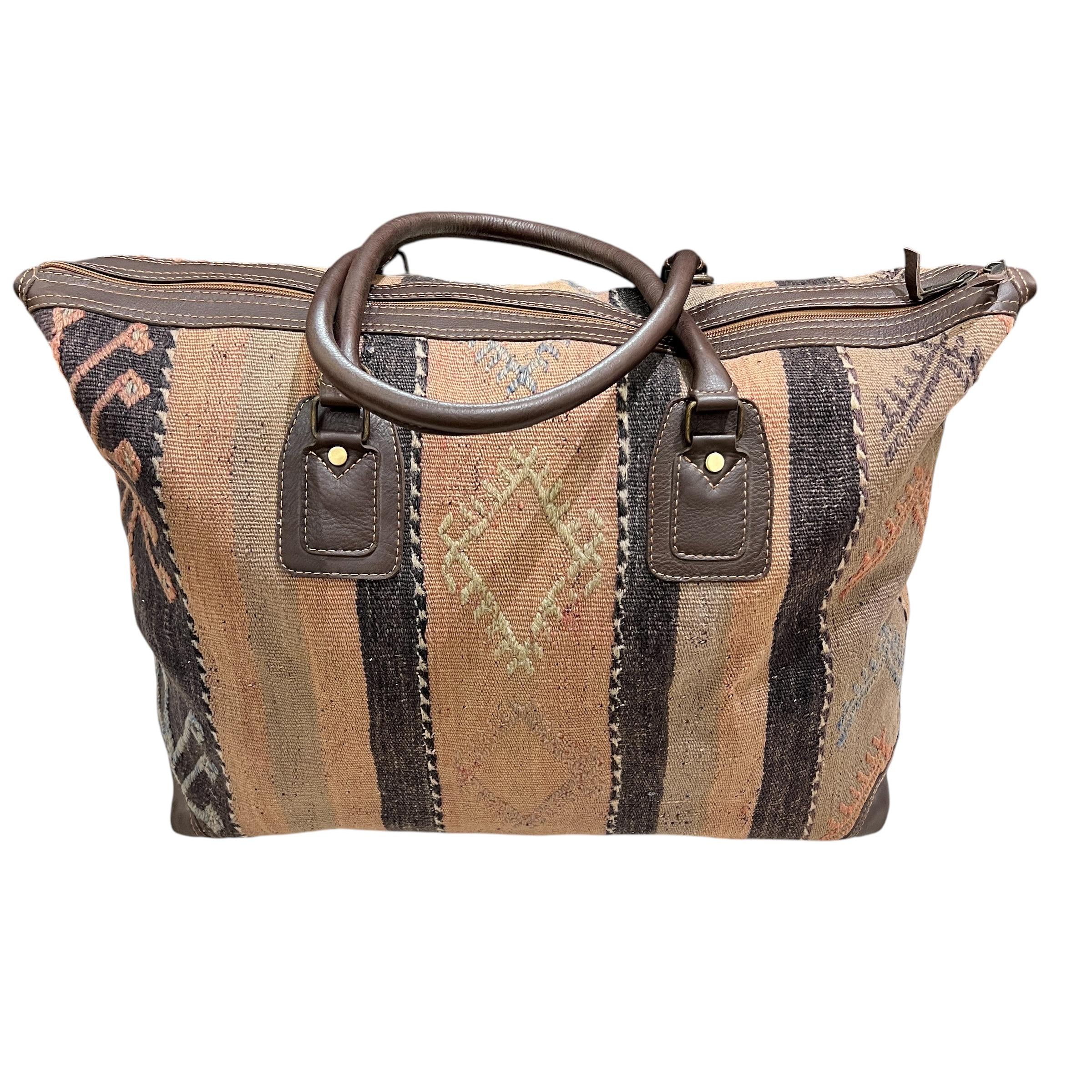 Large Kilim Travel Bag