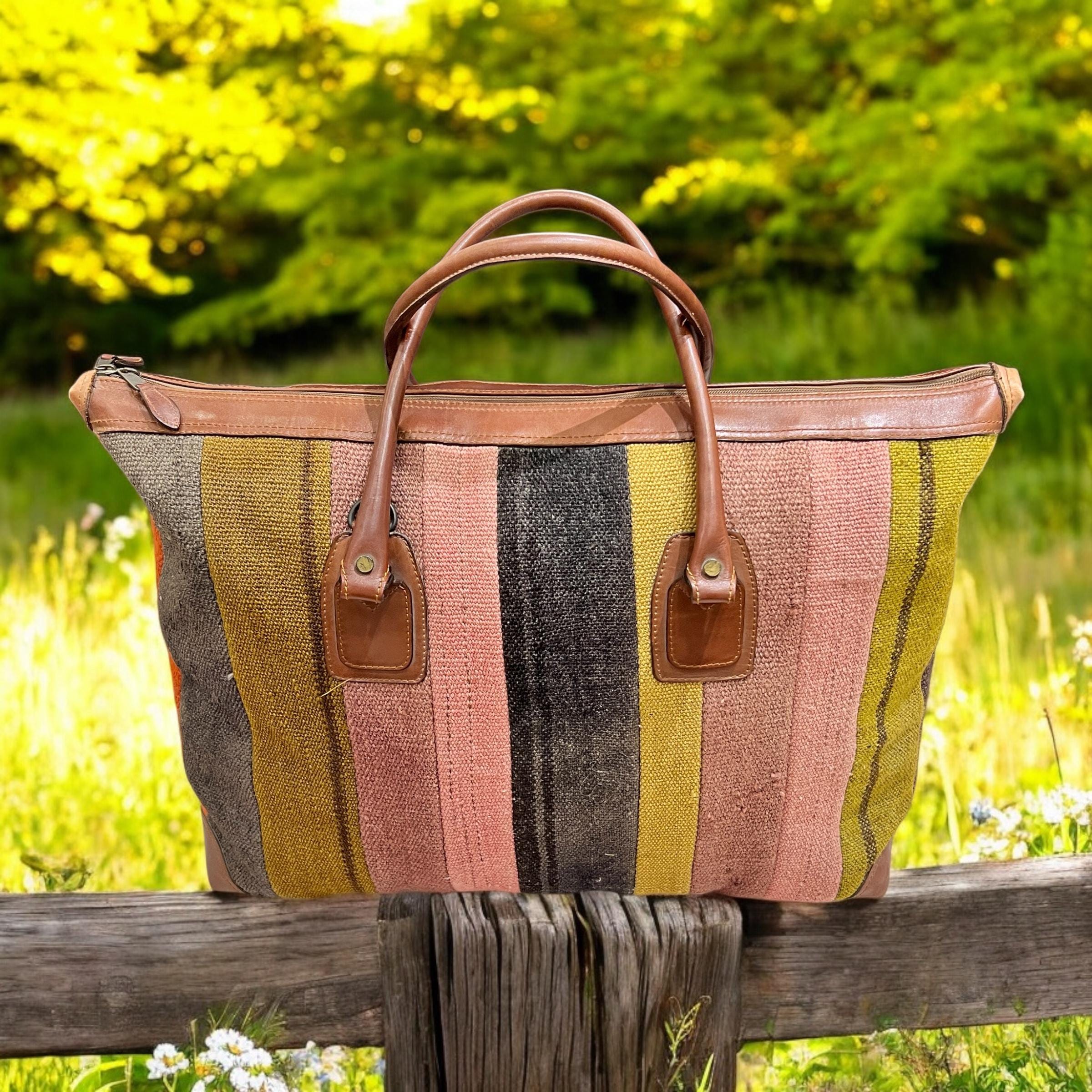 Large Kilim Travel Bag