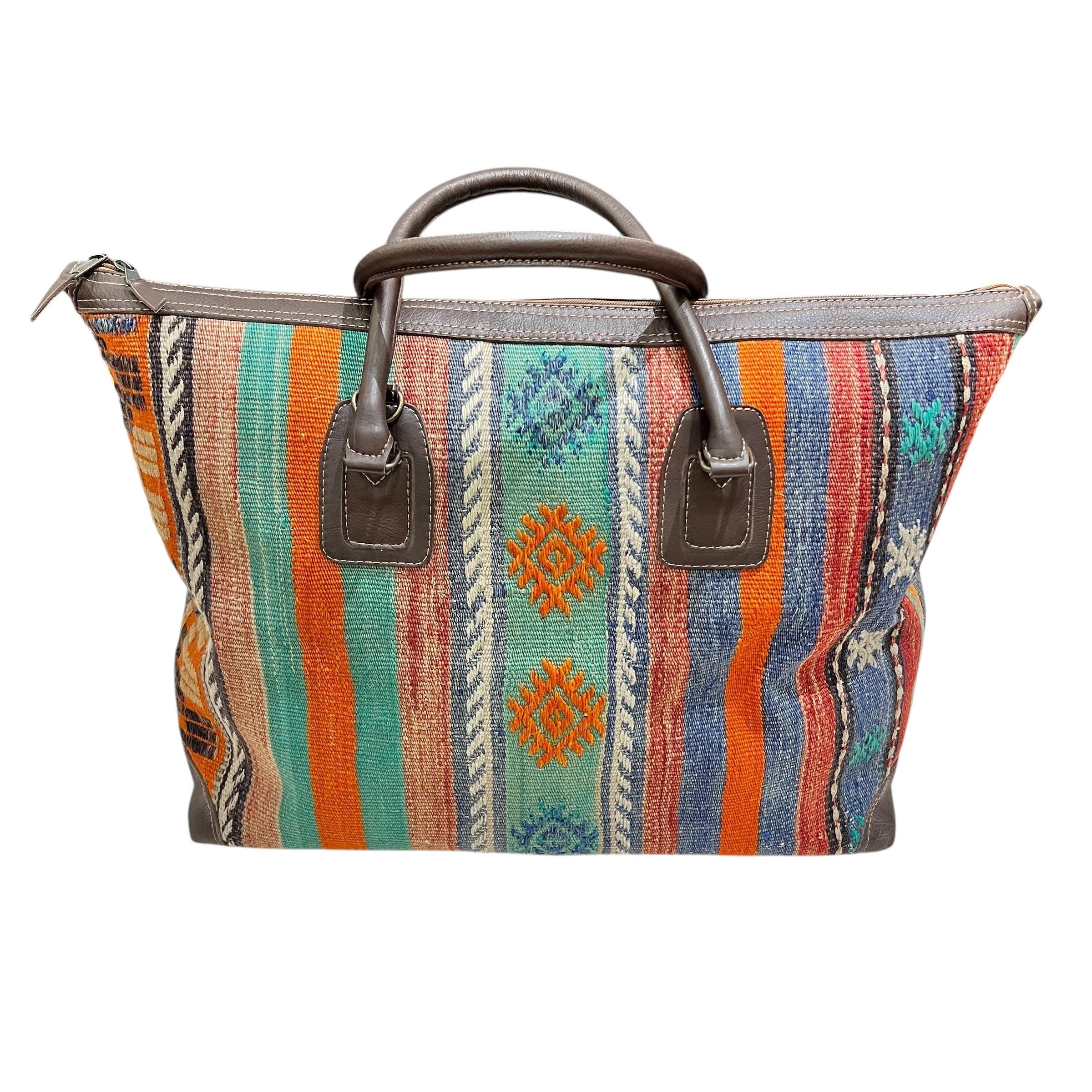 Large Kilim Travel Bag