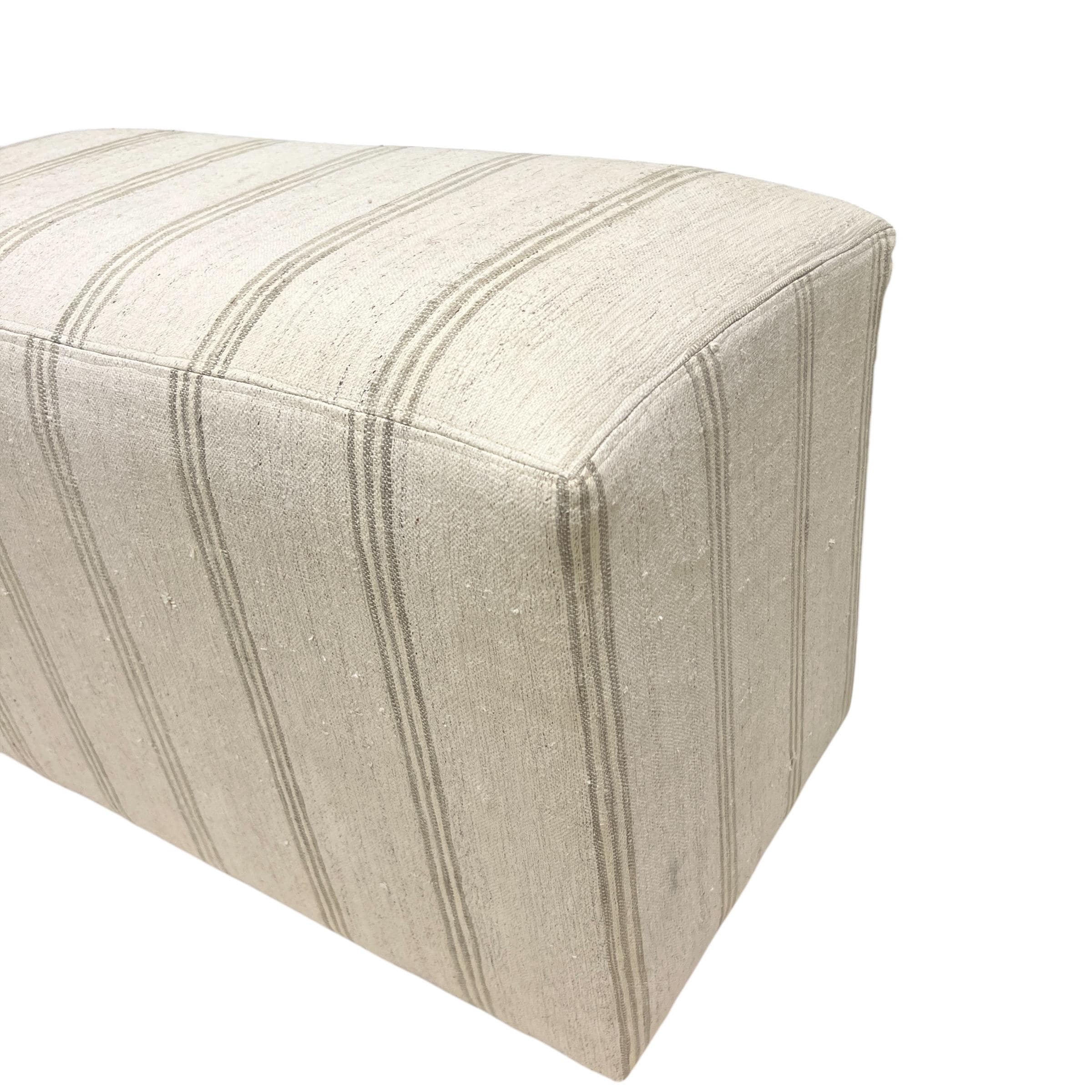 Small Hemp Rectangular Bench
