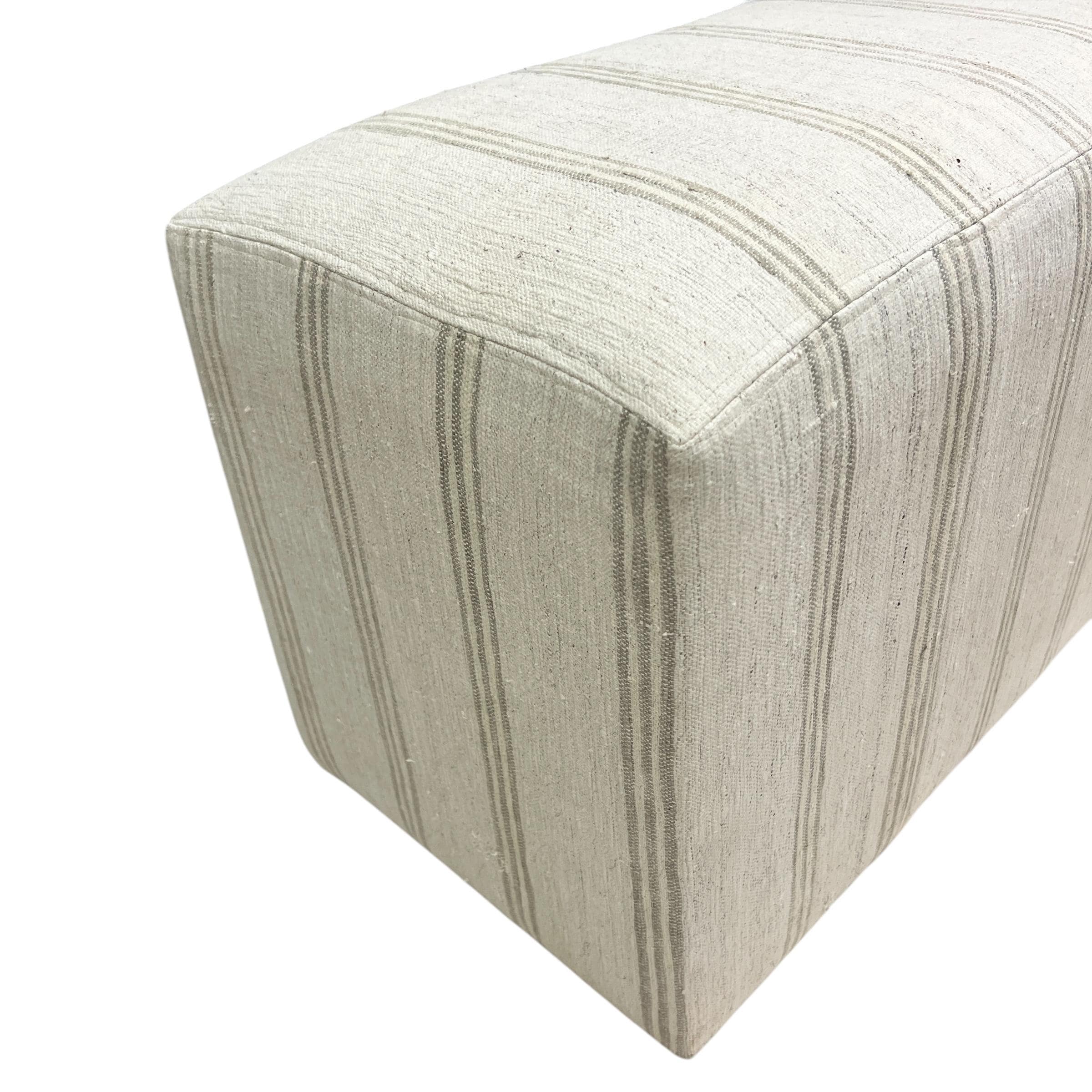 Small Hemp Rectangular Bench