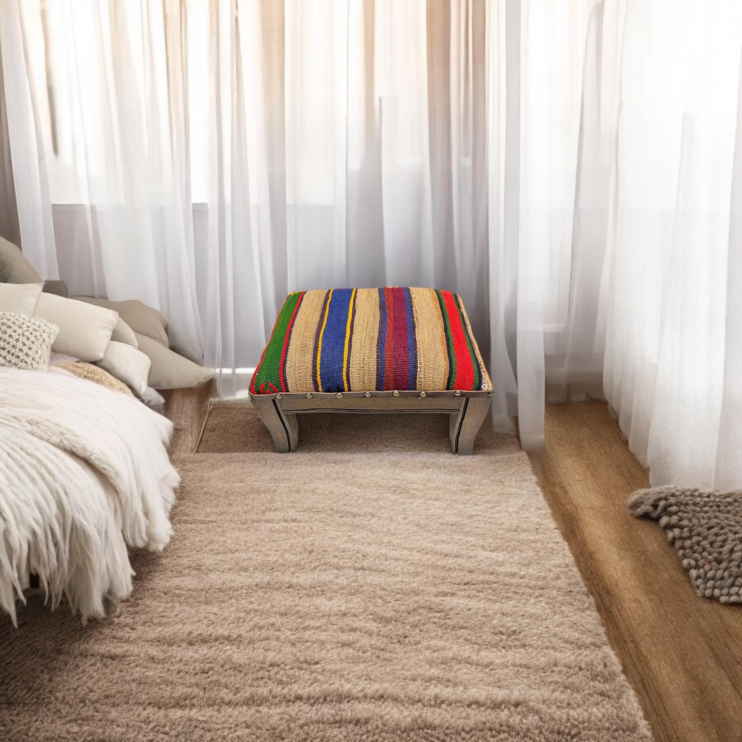 Vintage KIlim Footstool