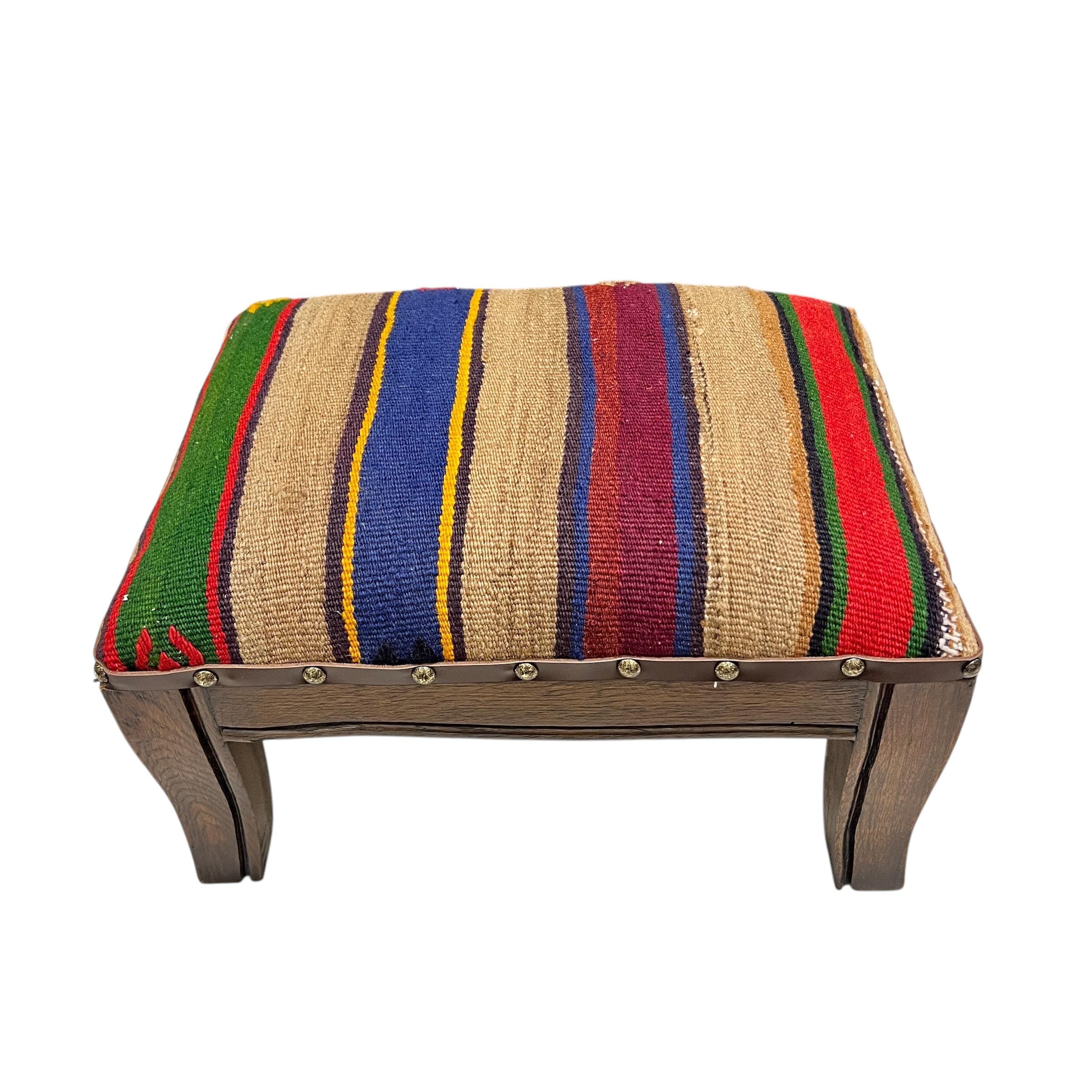 Vintage KIlim Footstool
