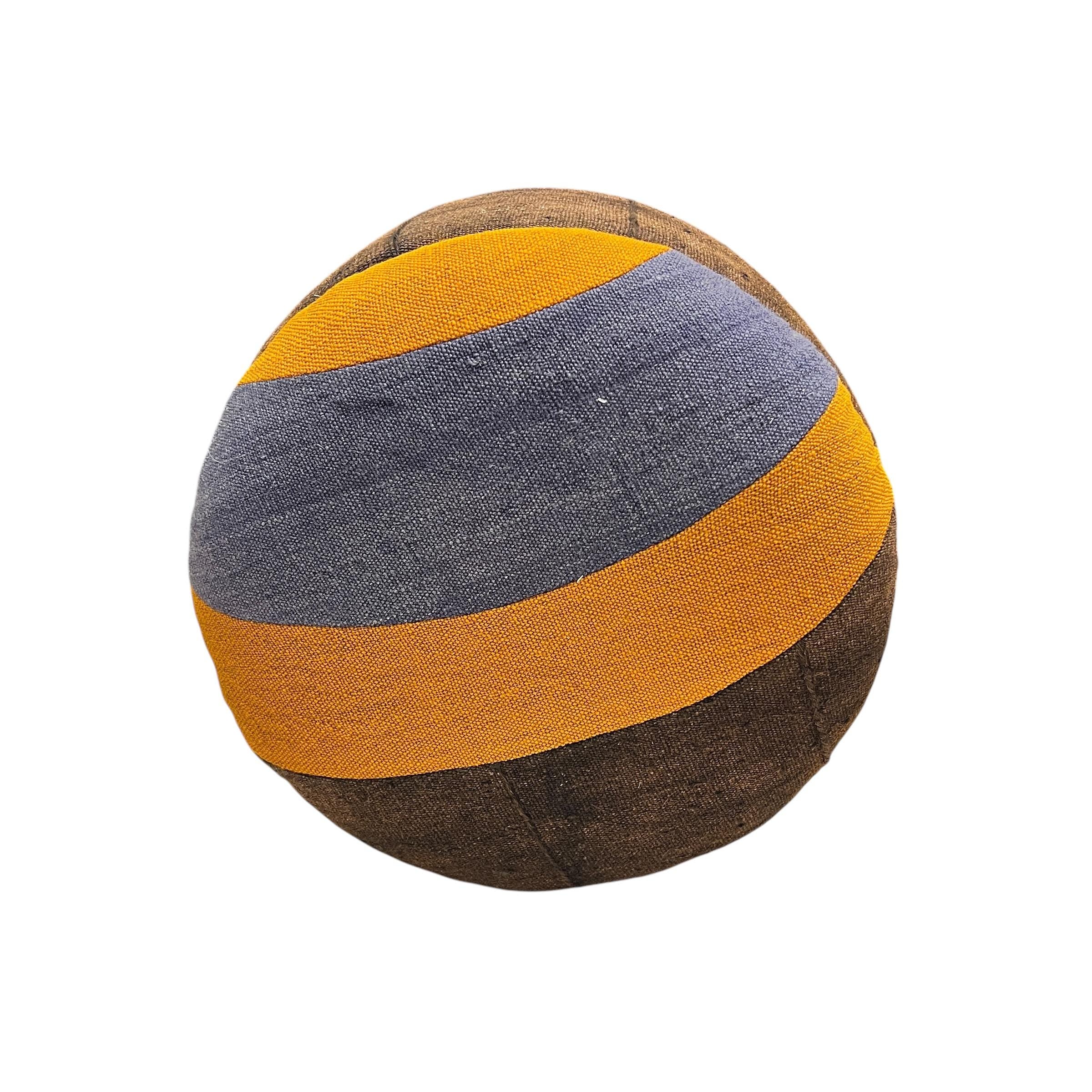 Abstract Midcentury Small Ottoman