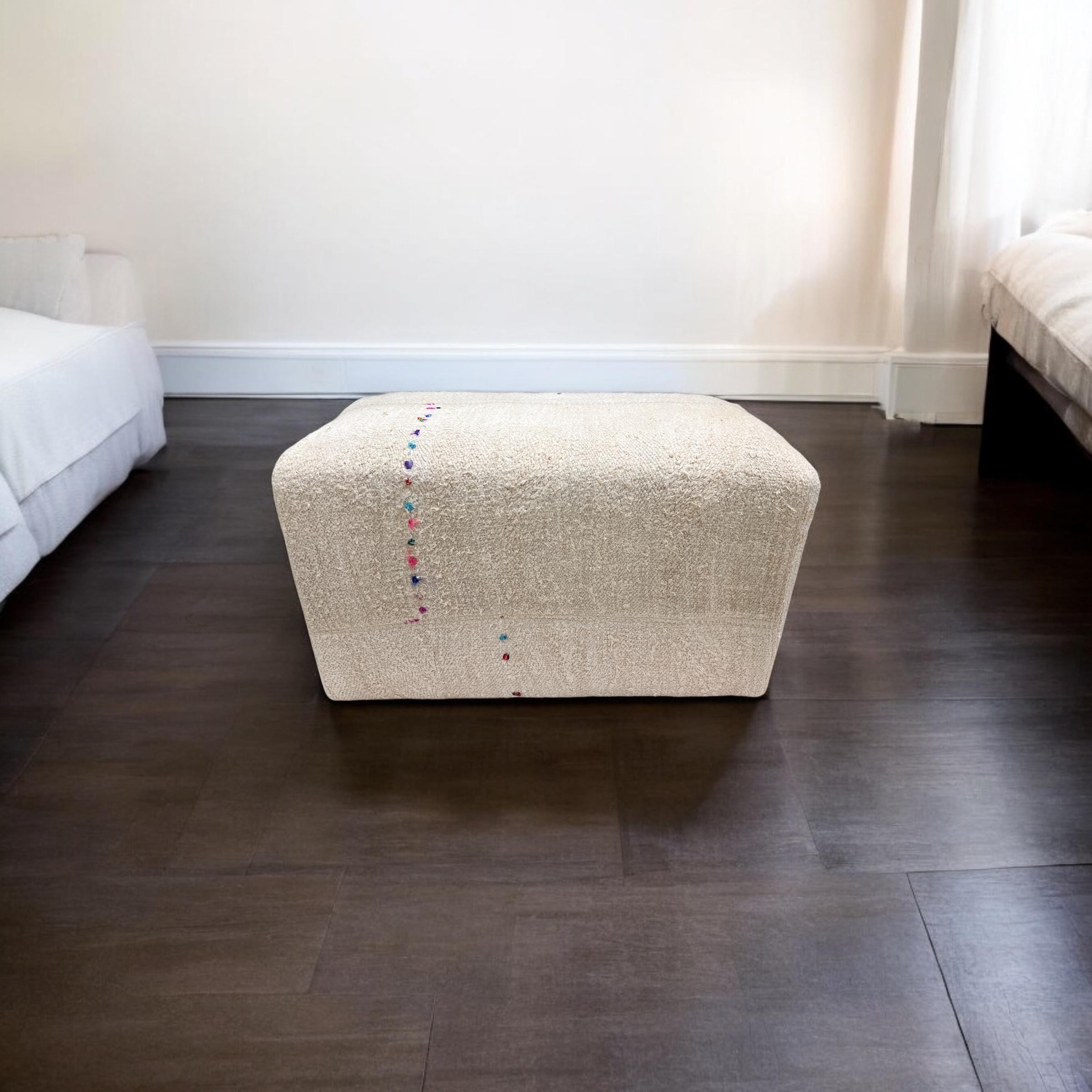 Small Ottoman Rectangular Bench