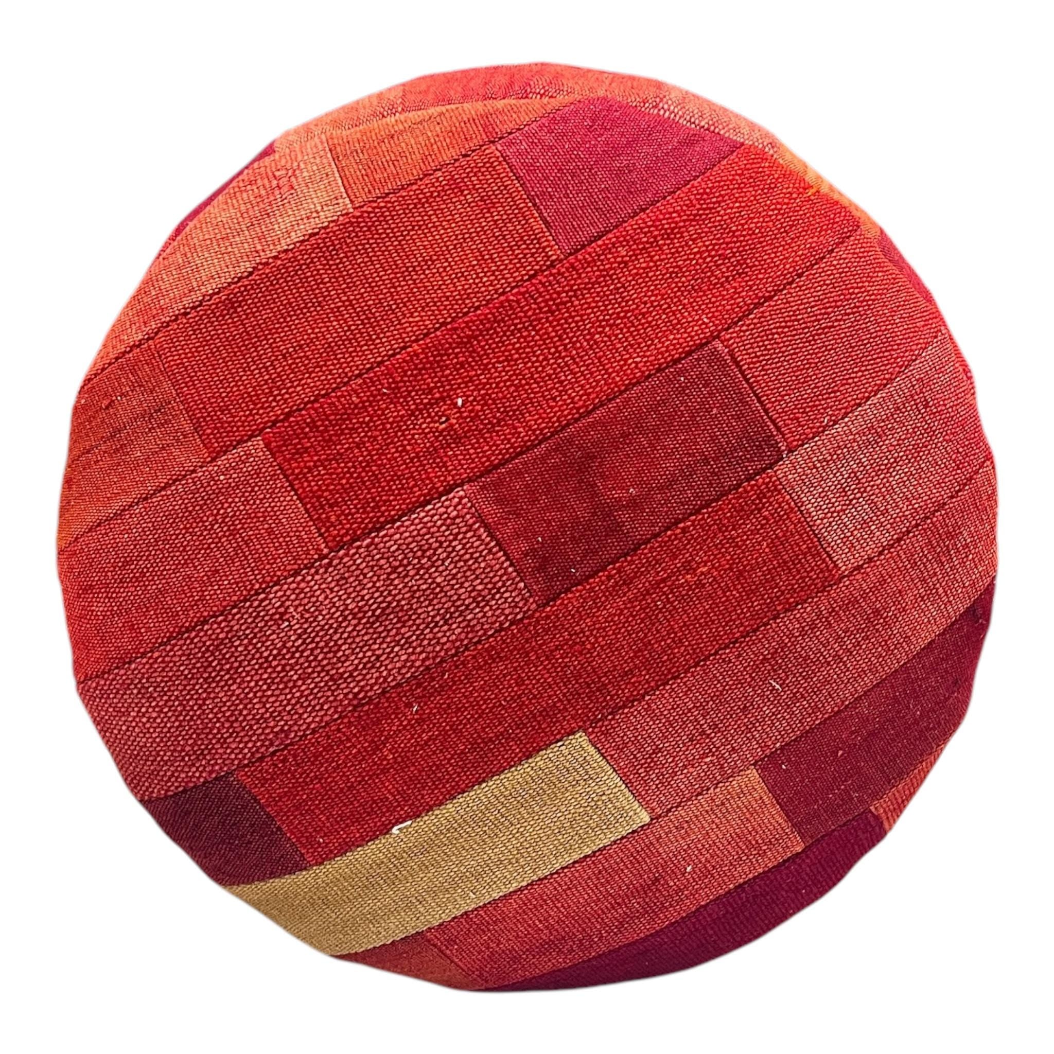 Mid-Century Medium Round Ottoman