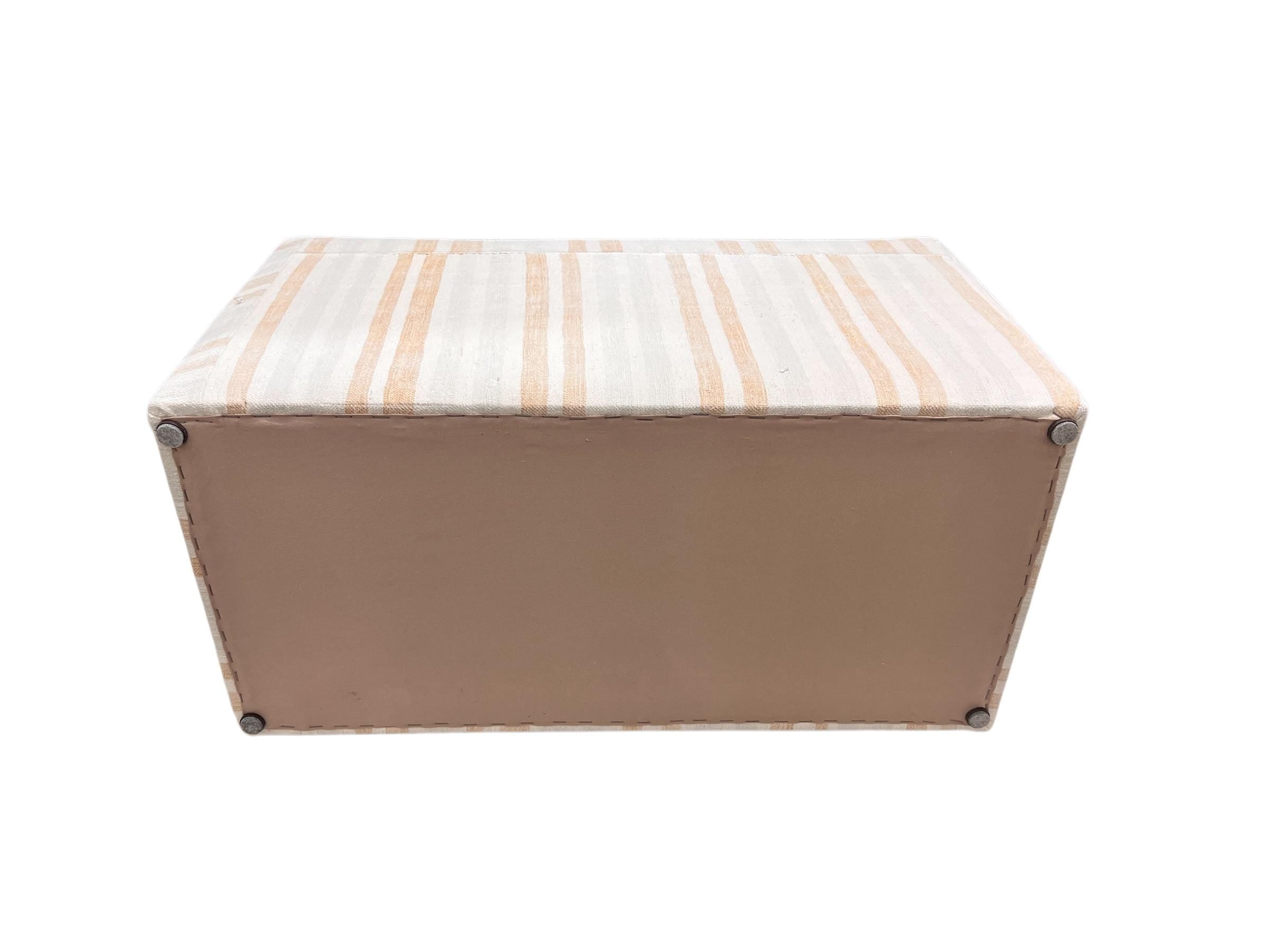 Vintage Hemp Rectangular Bench