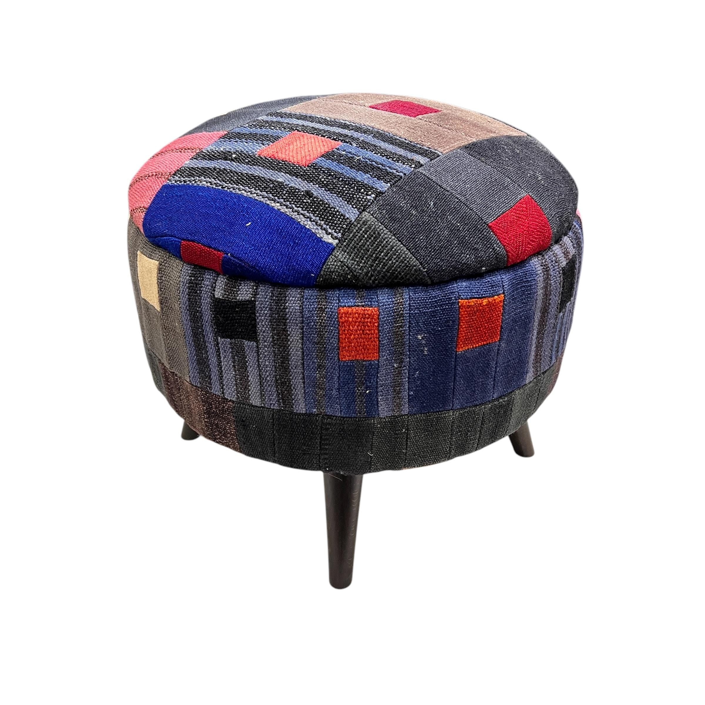 Mid-Century Modern Medium Ottoman