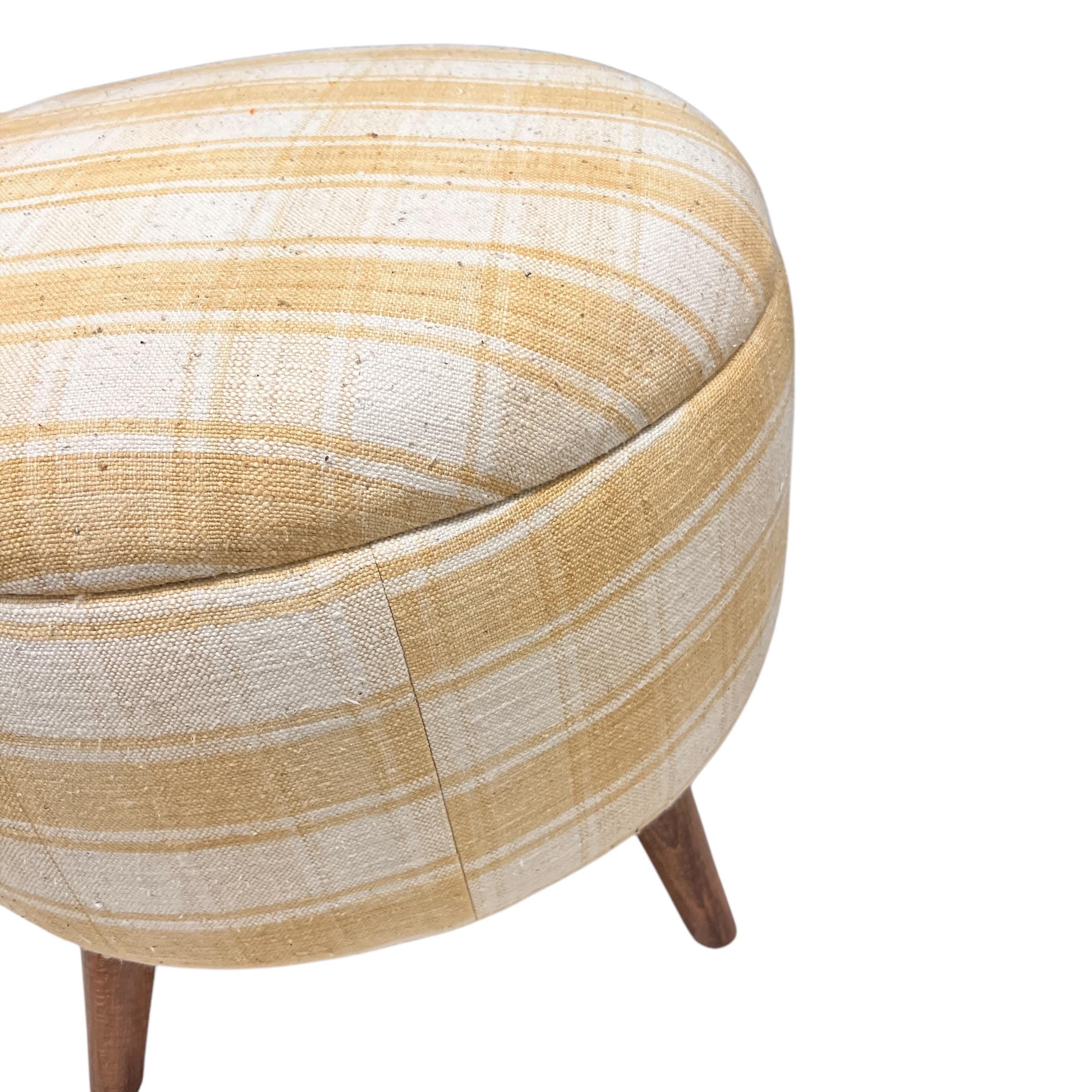 Mid-Century Modern Medium Ottoman