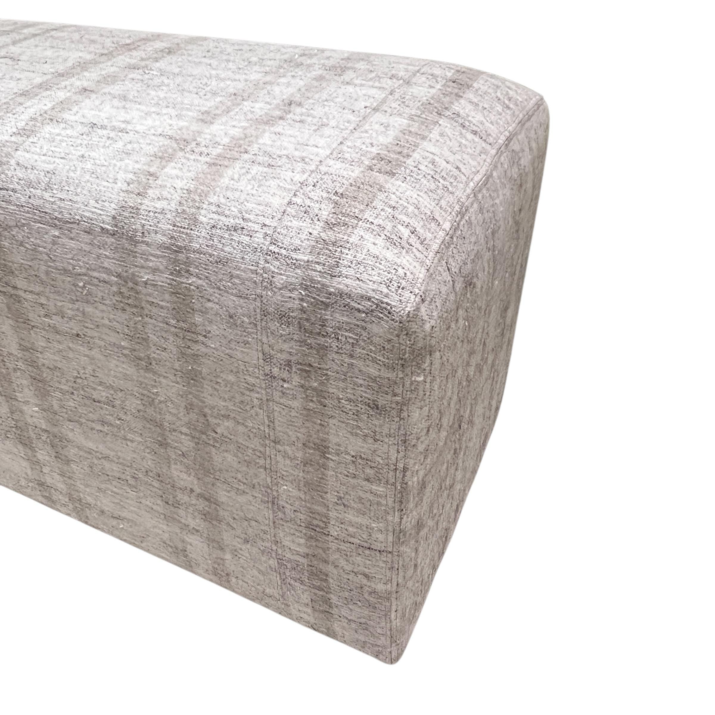 Stripe Kilim Ottoman Bench