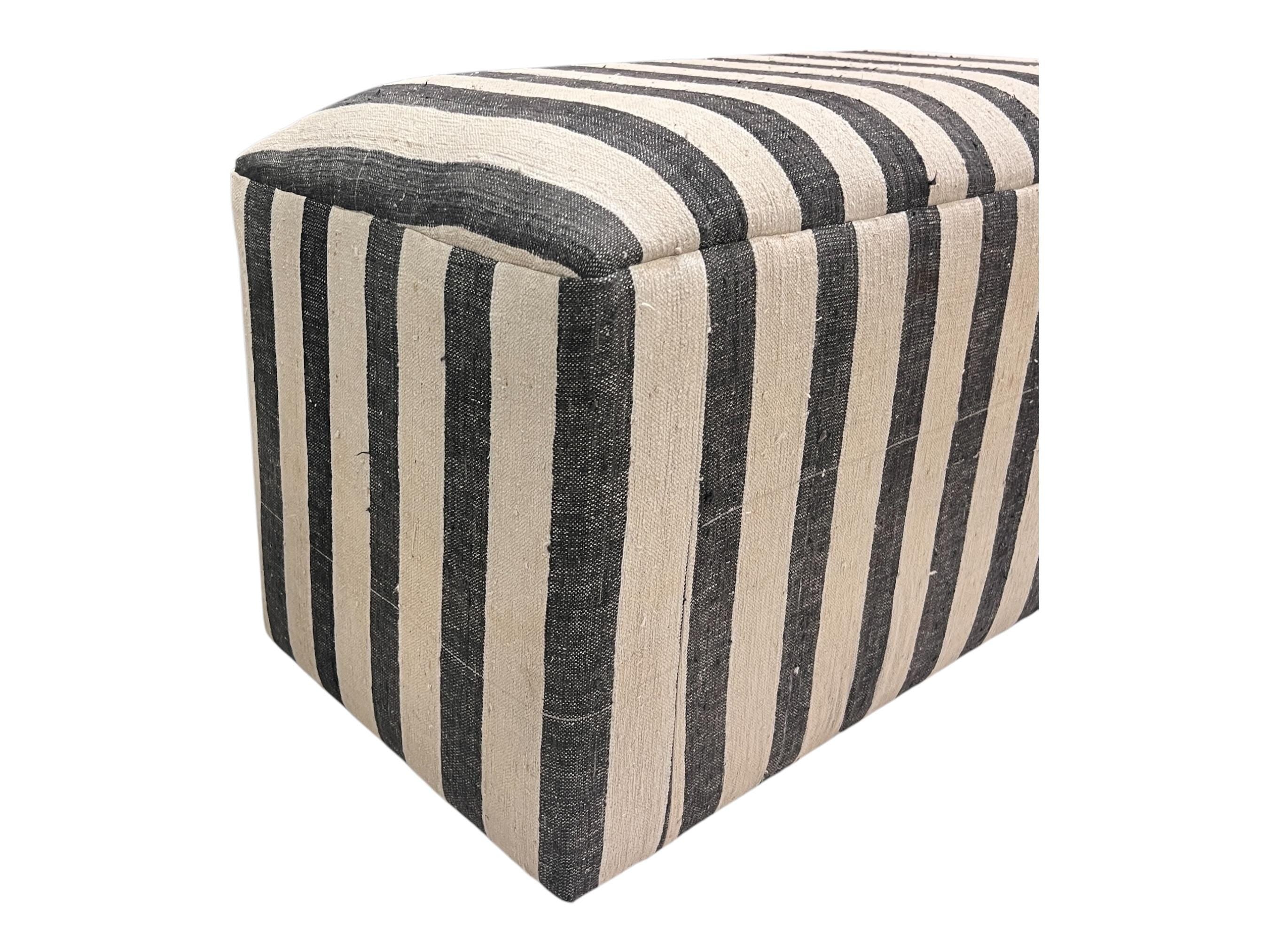 Stripe Kilim Small Bench
