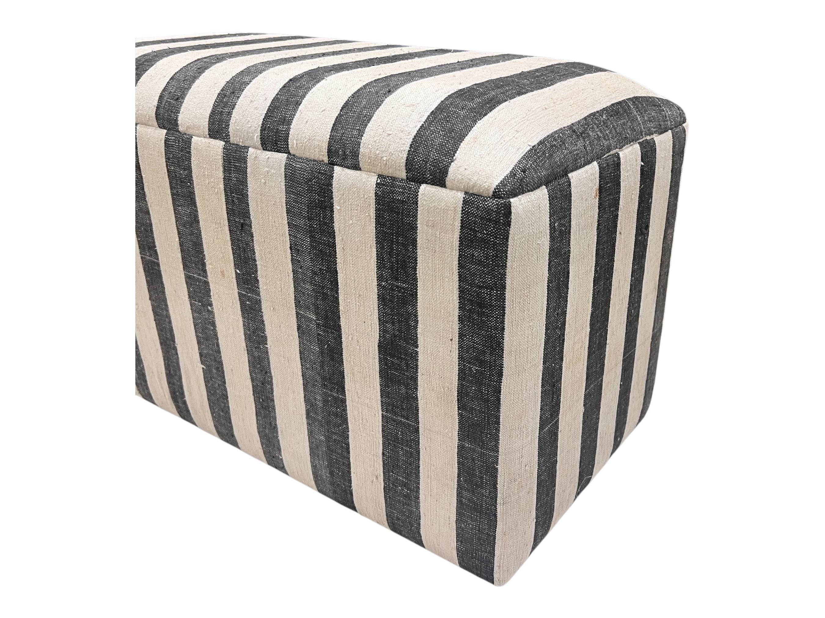 Stripe Kilim Small Bench