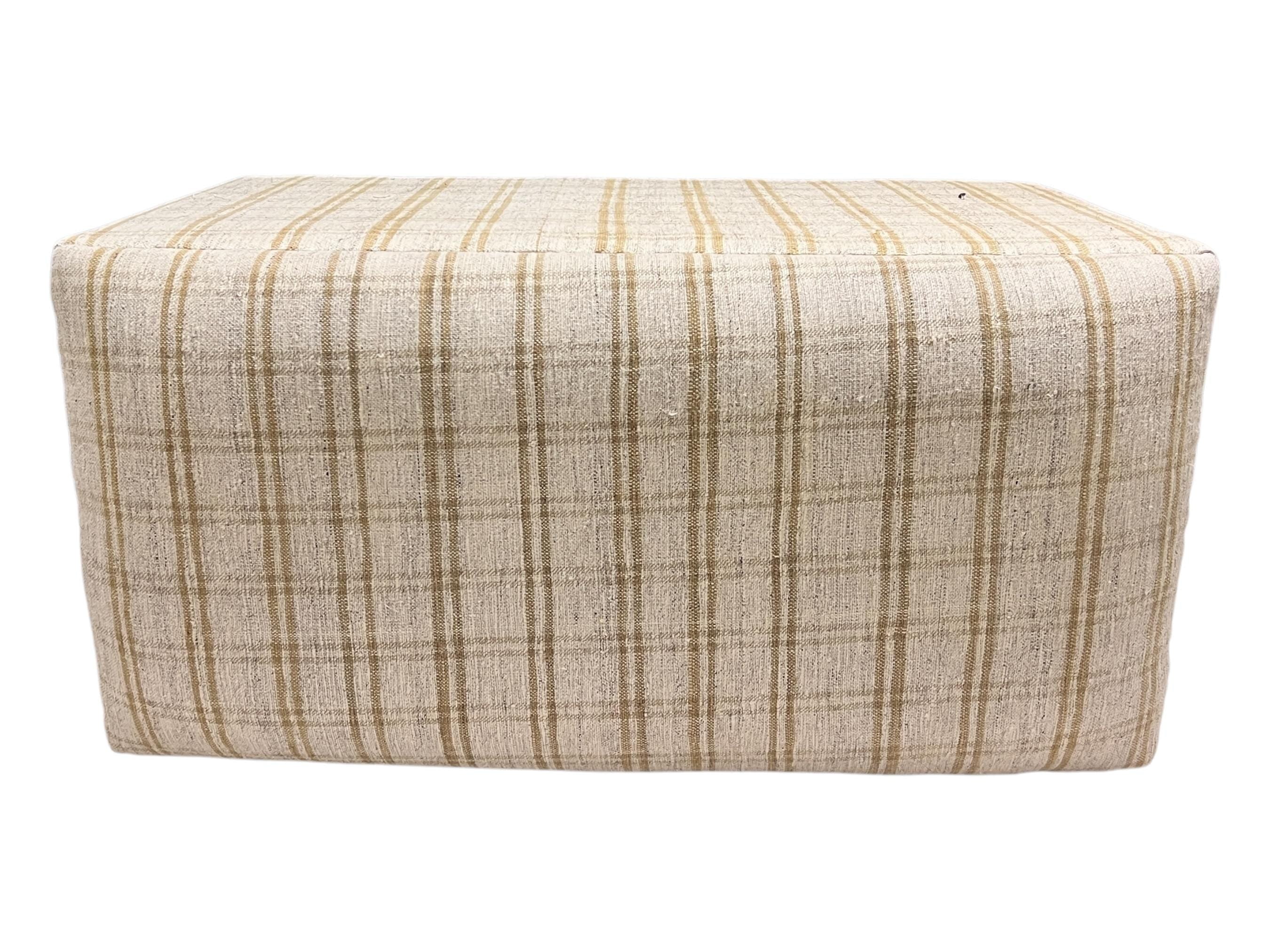 Stripe Kilim Small Bench