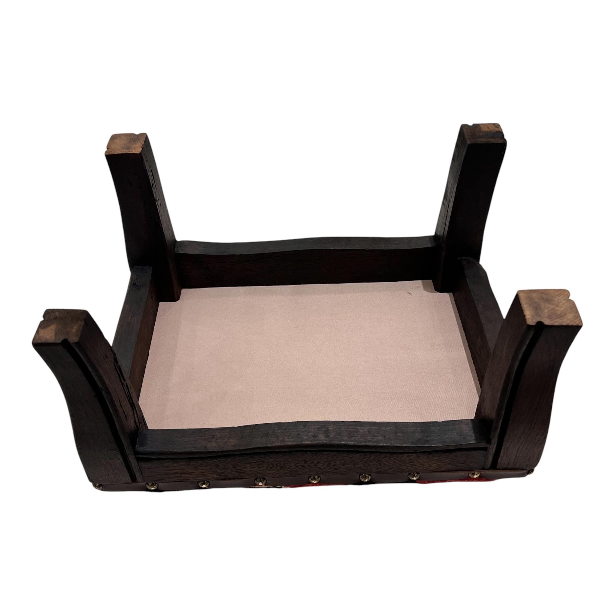 Vintage Kilim Footstool