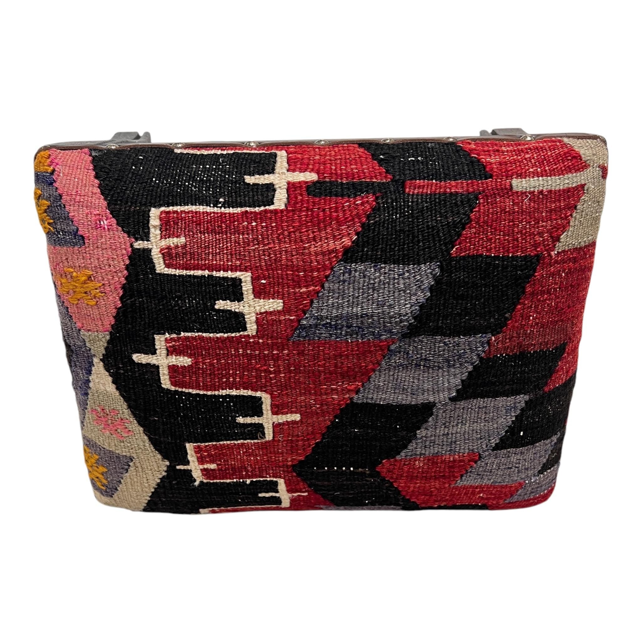 Vintage Kilim Footstool