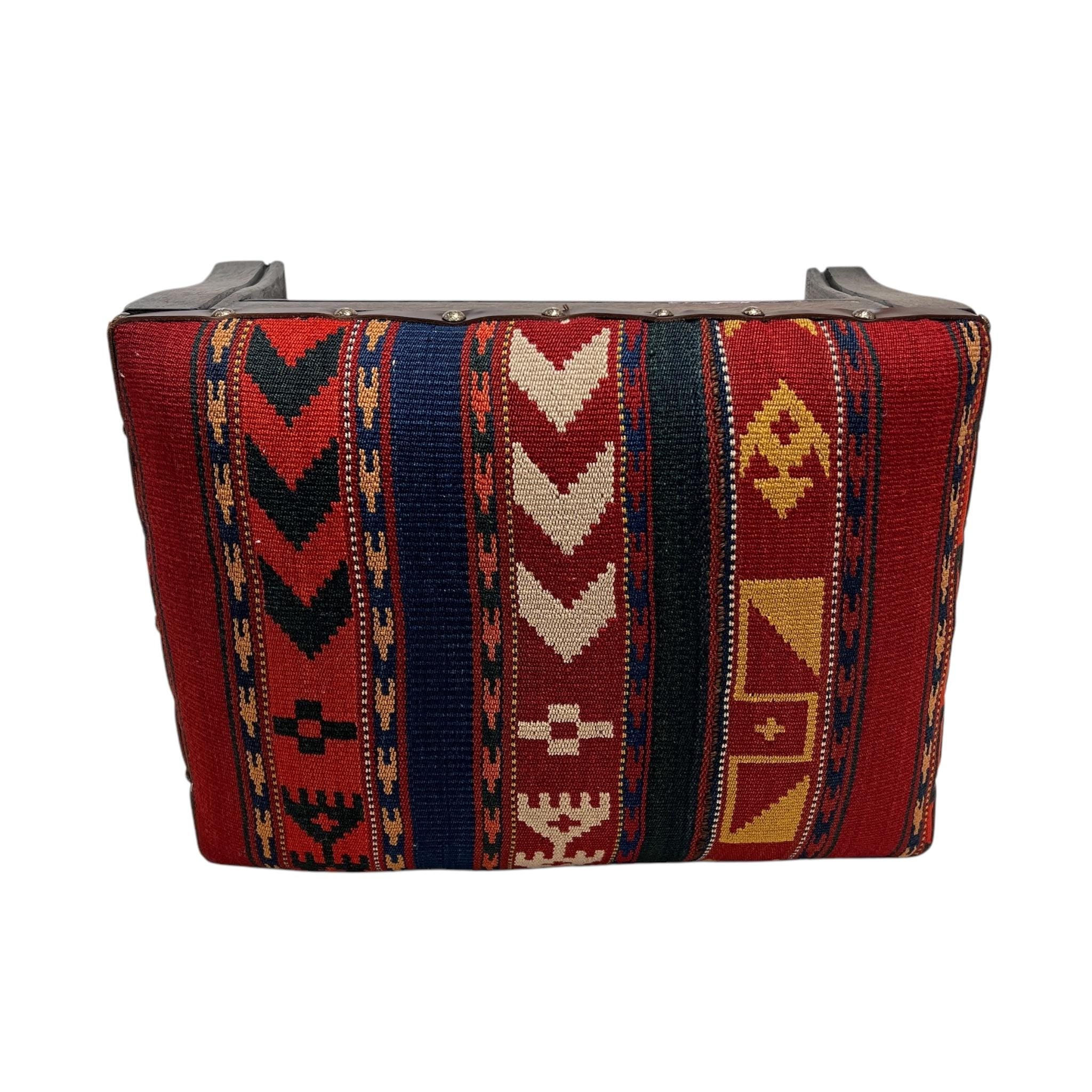 Vintage Kilim Footstool
