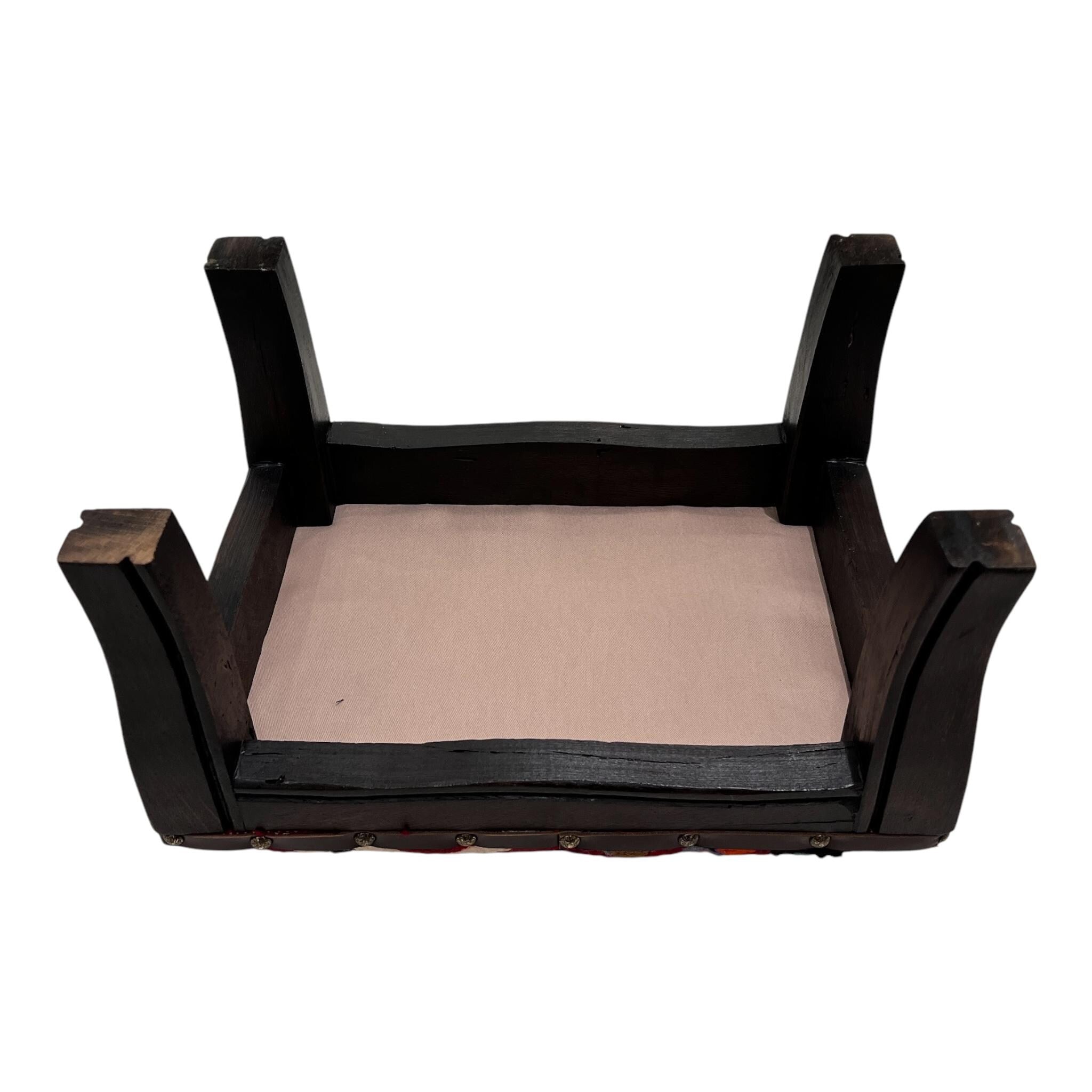 Vintage Kilim Footstool