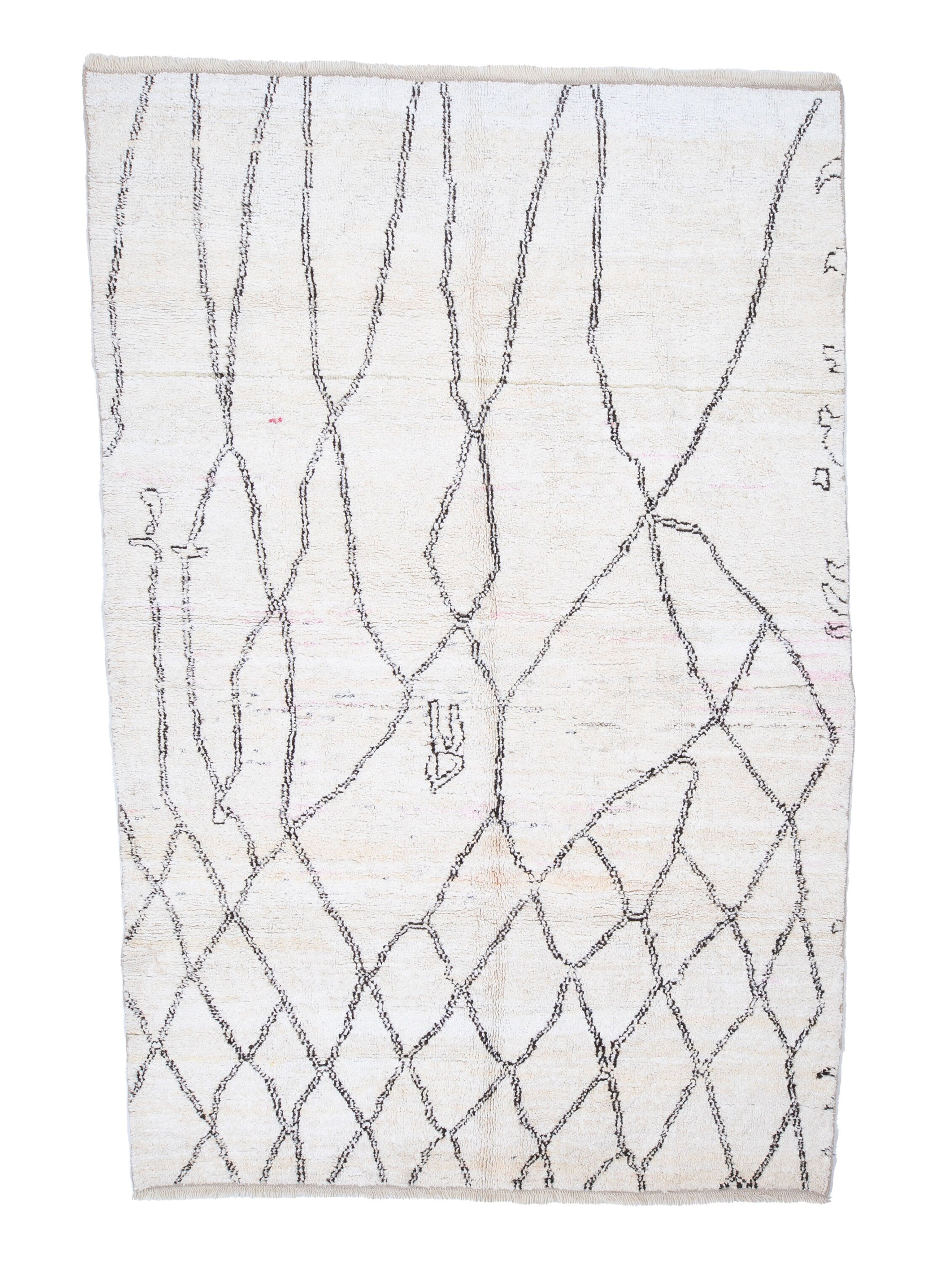 Contemporary TURKISH RUG up cycled from vintage HEMP and goat hair flat weaves