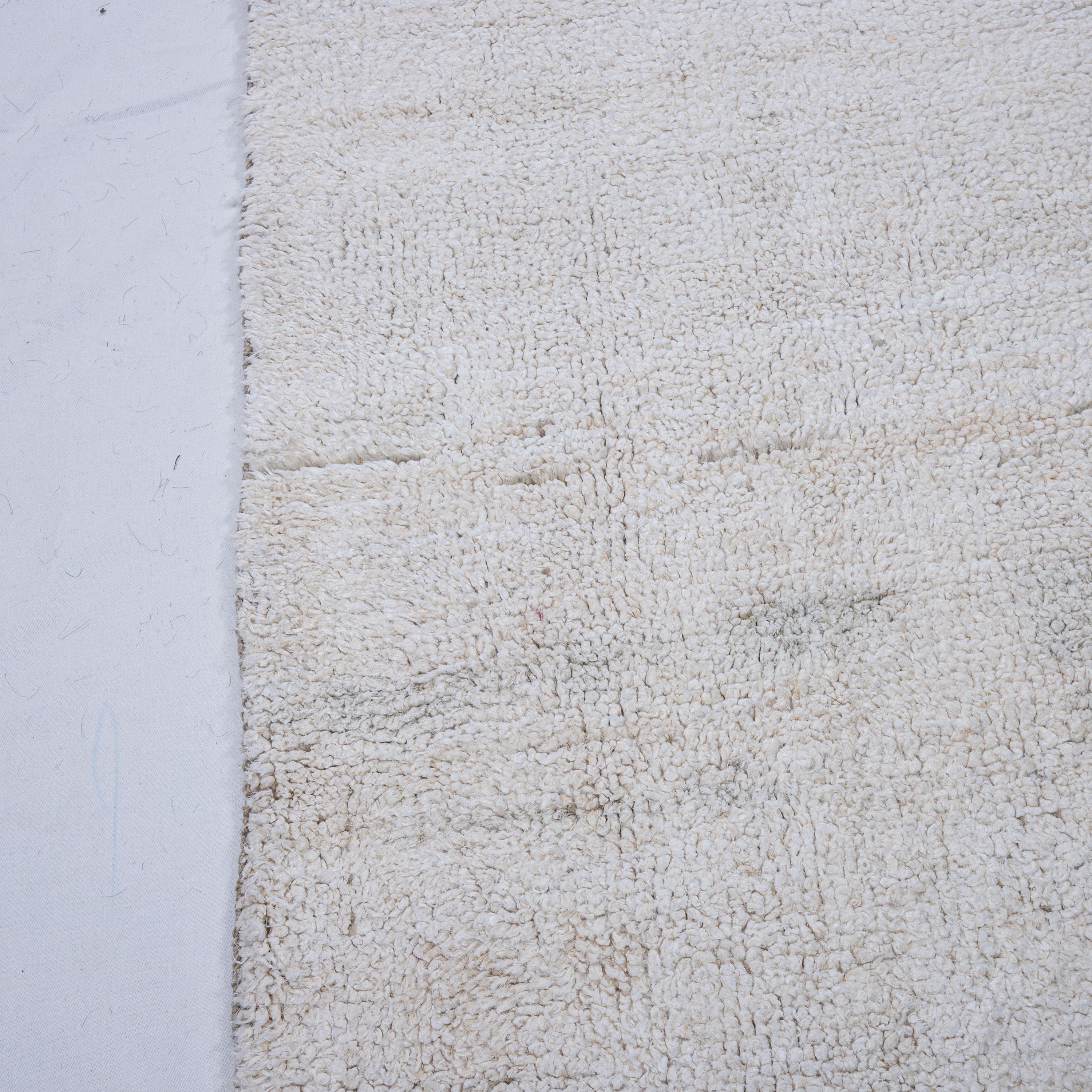 Contemporary TURKISH RUG up cycled from vintage HEMP and goat hair flat weaves