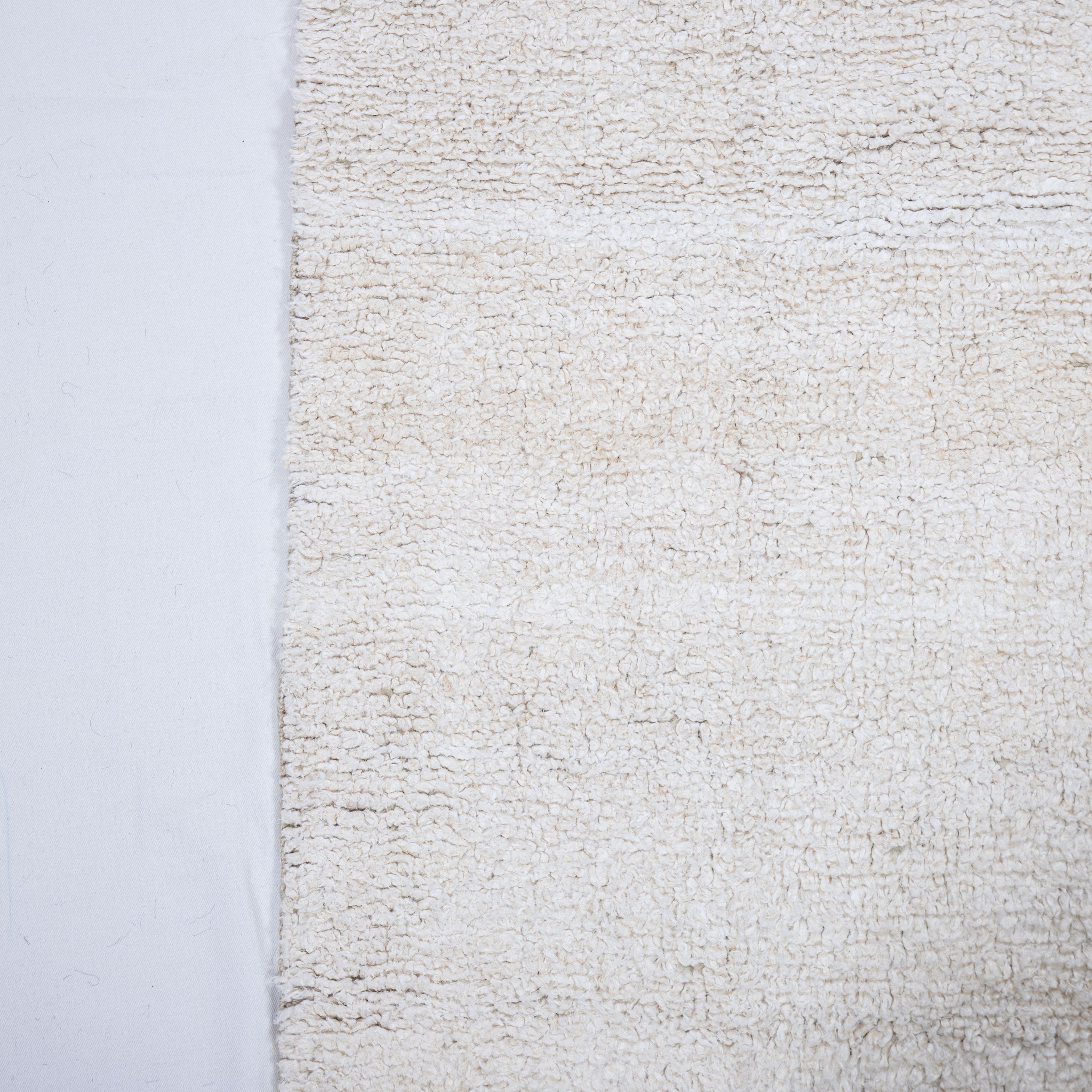 Contemporary TURKISH RUG up cycled from vintage HEMP and goat hair flat weaves