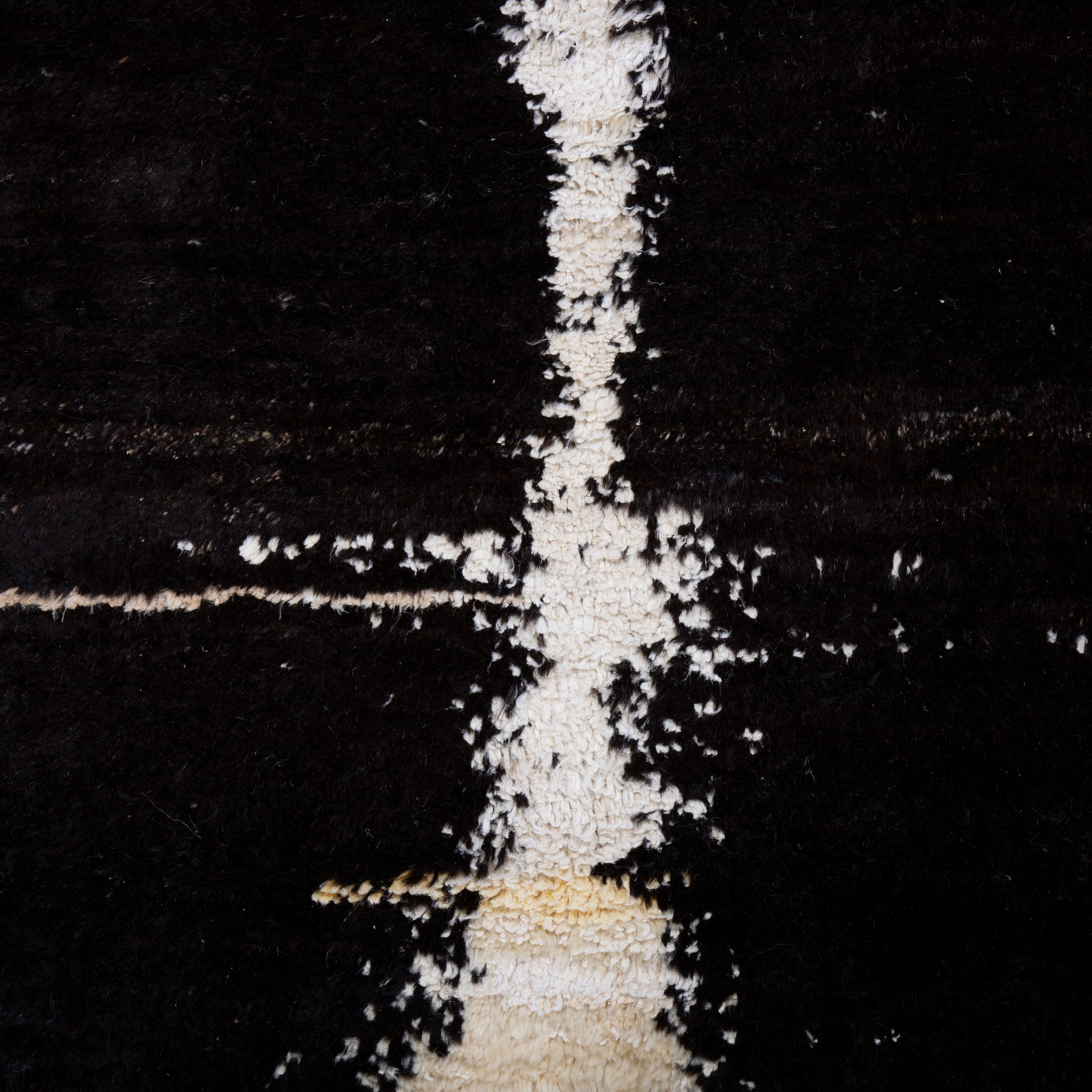 Contemporary TURKISH RUG up cycled from vintage HEMP and goat hair flat weaves