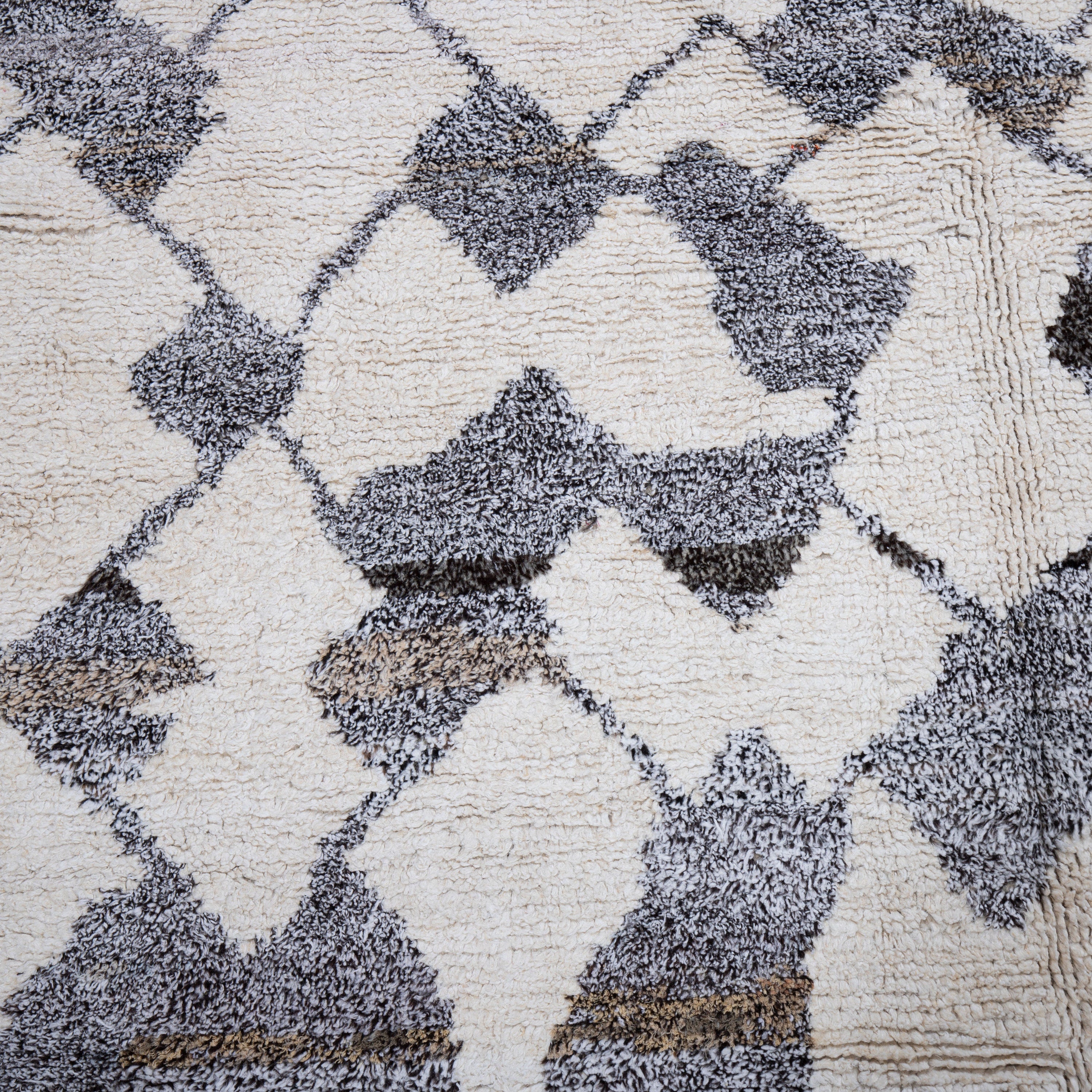 Contemporary TURKISH RUG up cycled from vintage HEMP and goat hair flat weaves