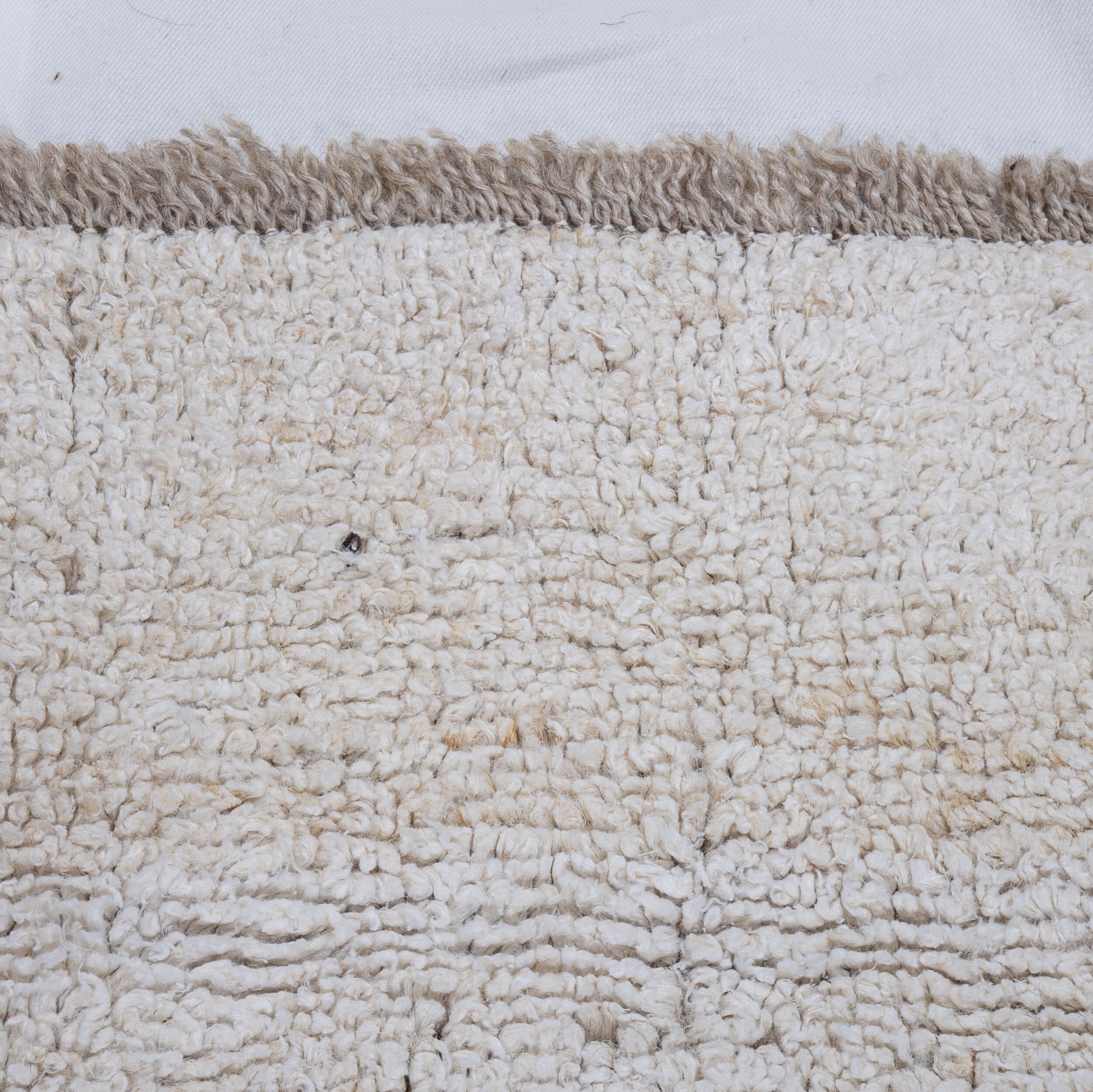 Contemporary TURKISH RUG up cycled from vintage HEMP and goat hair flat weaves