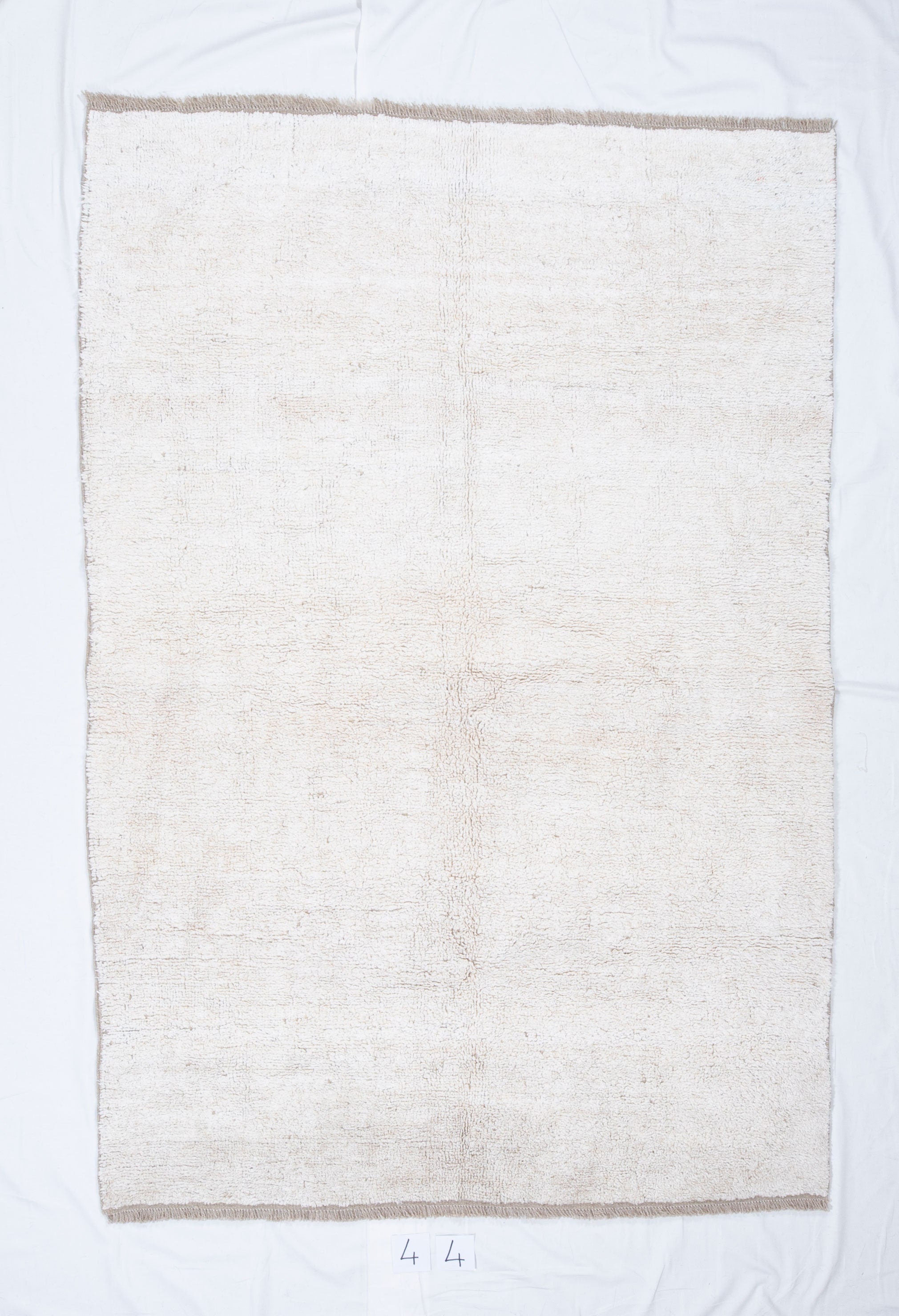 Contemporary TURKISH RUG up cycled from vintage HEMP and goat hair flat weaves