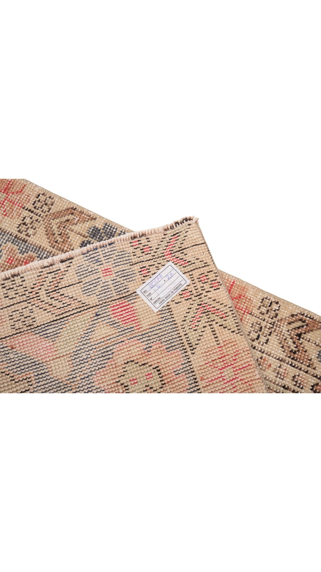 Vintage Turkish Village Rug